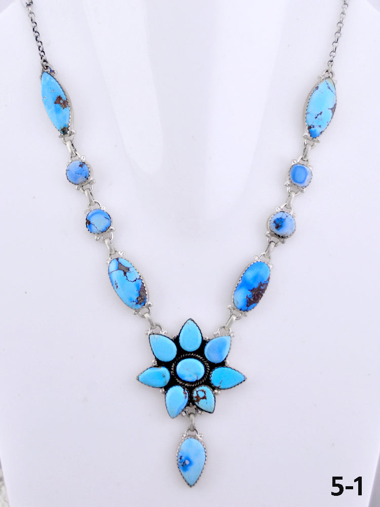 Southwest Made Golden Hills & Sterling Silver Necklace