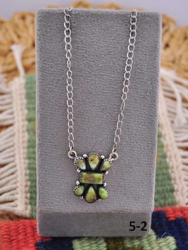 Southwest Handmade Palomino & Sterling Silver Necklace