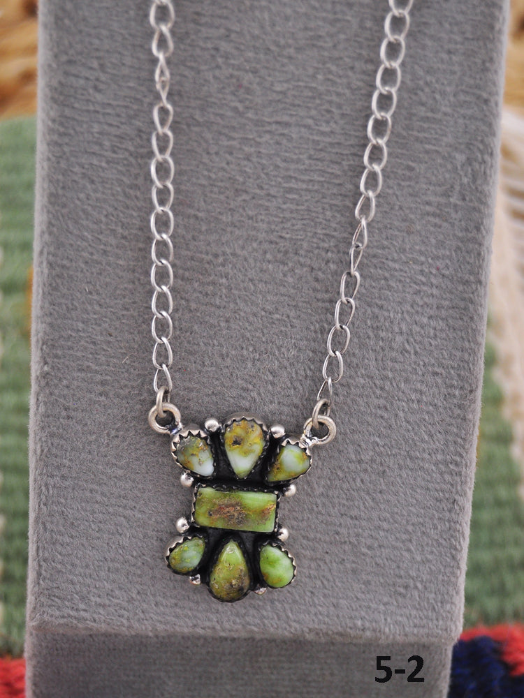 Southwest Handmade Palomino & Sterling Silver Necklace