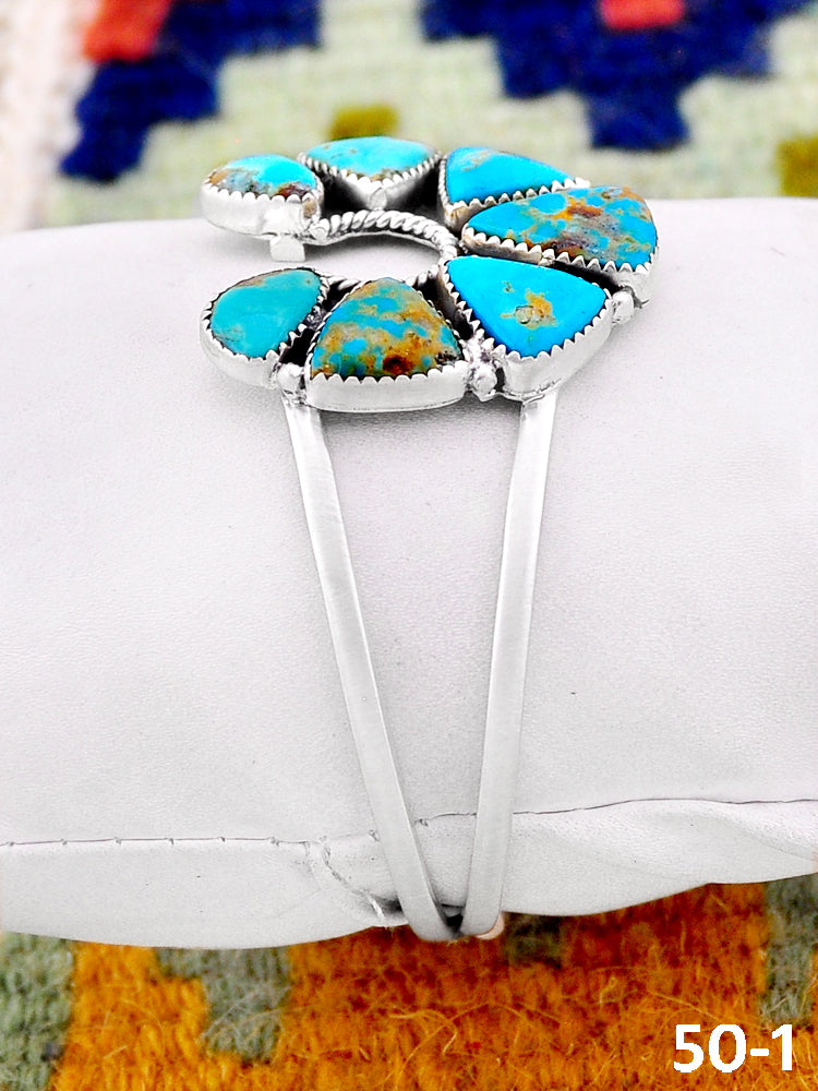 Southwest Handmade Santa Maria & Sterling Silver Cuff Bracelet
