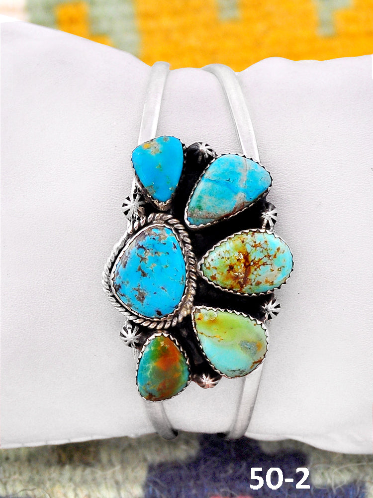 Southwest Handmade Santa Maria & Sterling Silver Cuff Bracelet