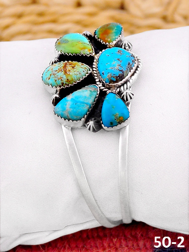 Southwest Handmade Santa Maria & Sterling Silver Cuff Bracelet