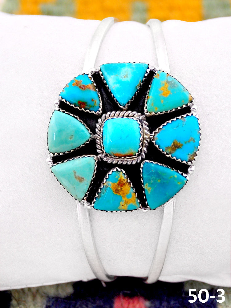 Southwest Handmade Santa Maria & Sterling Silver Cuff Bracelet