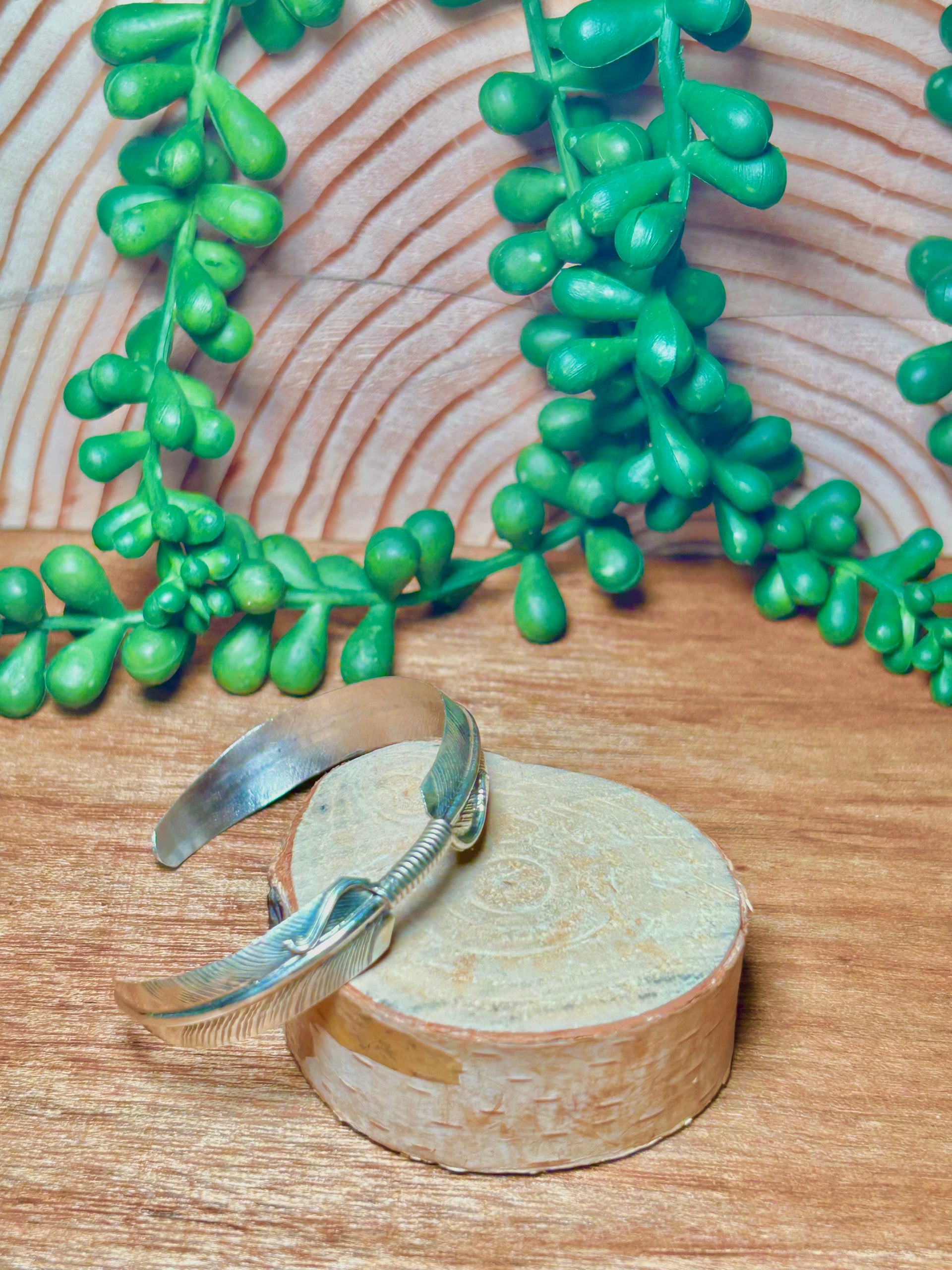 Navajo Made Sterling Silver Cuff Bracelet