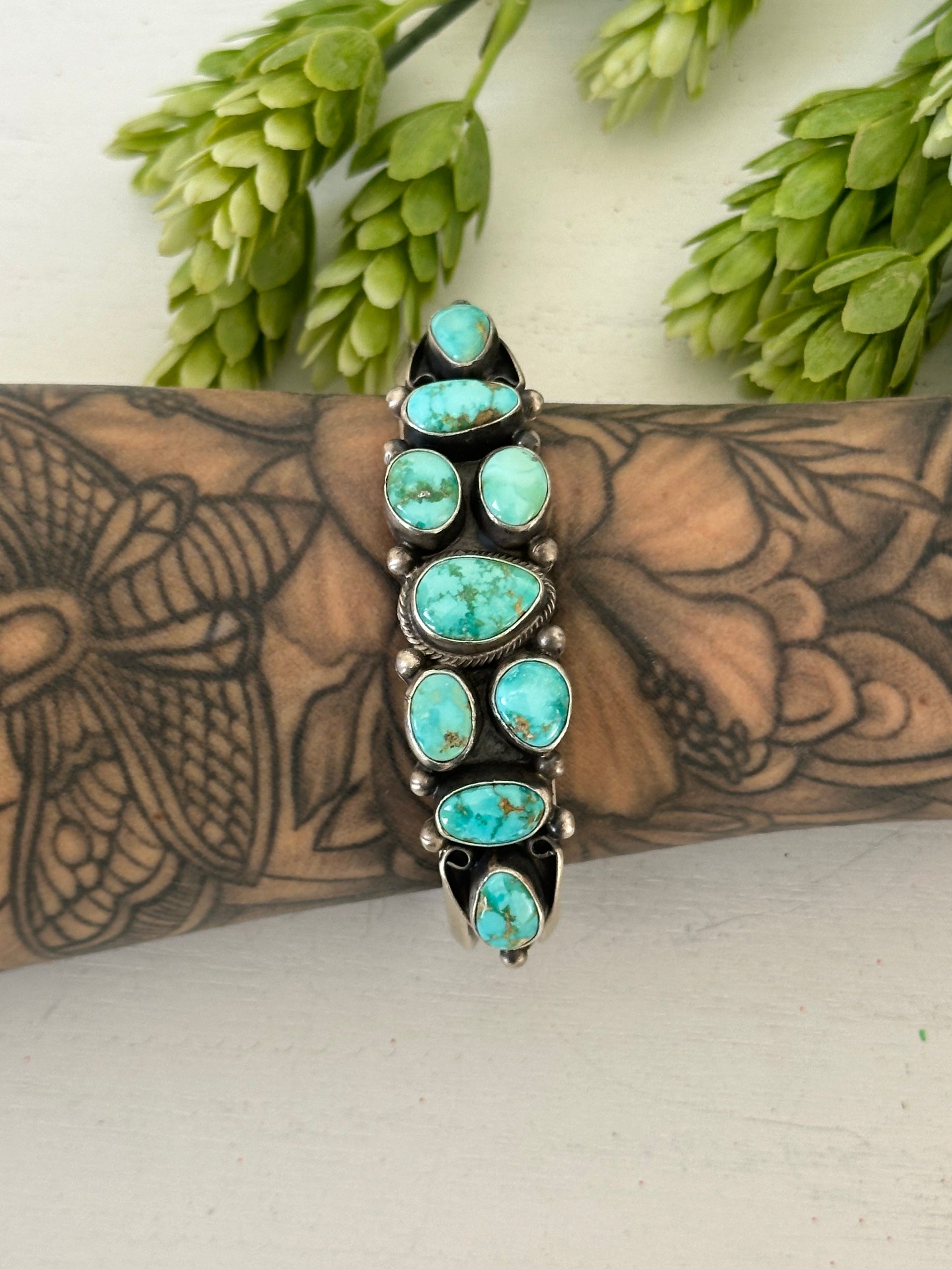 Kathleen Chavez Sonoran Mountain Turquoise & Sterling Silver Cuff Bracelet