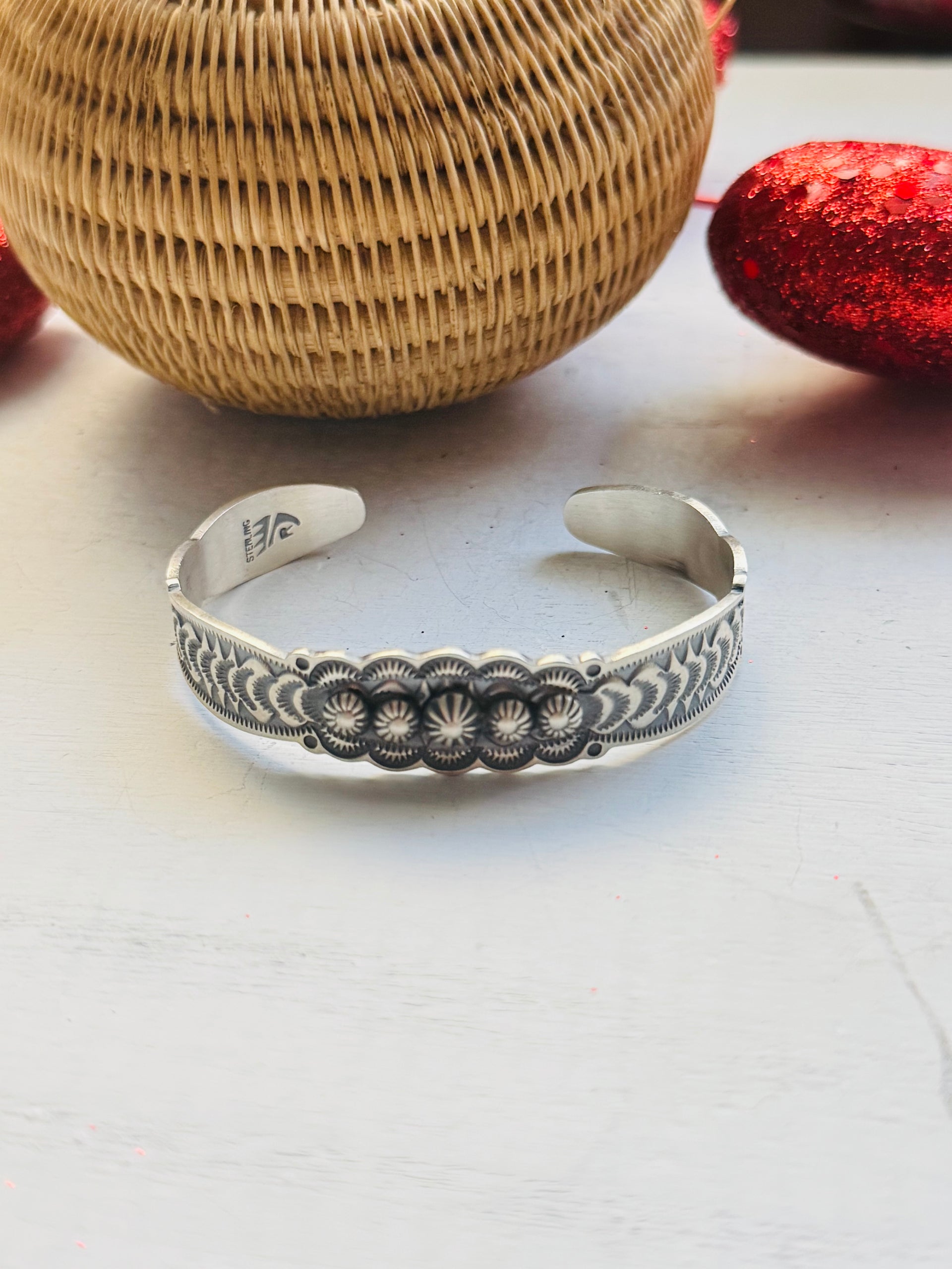 Benny Ramone Sterling Silver Cuff Bracelet