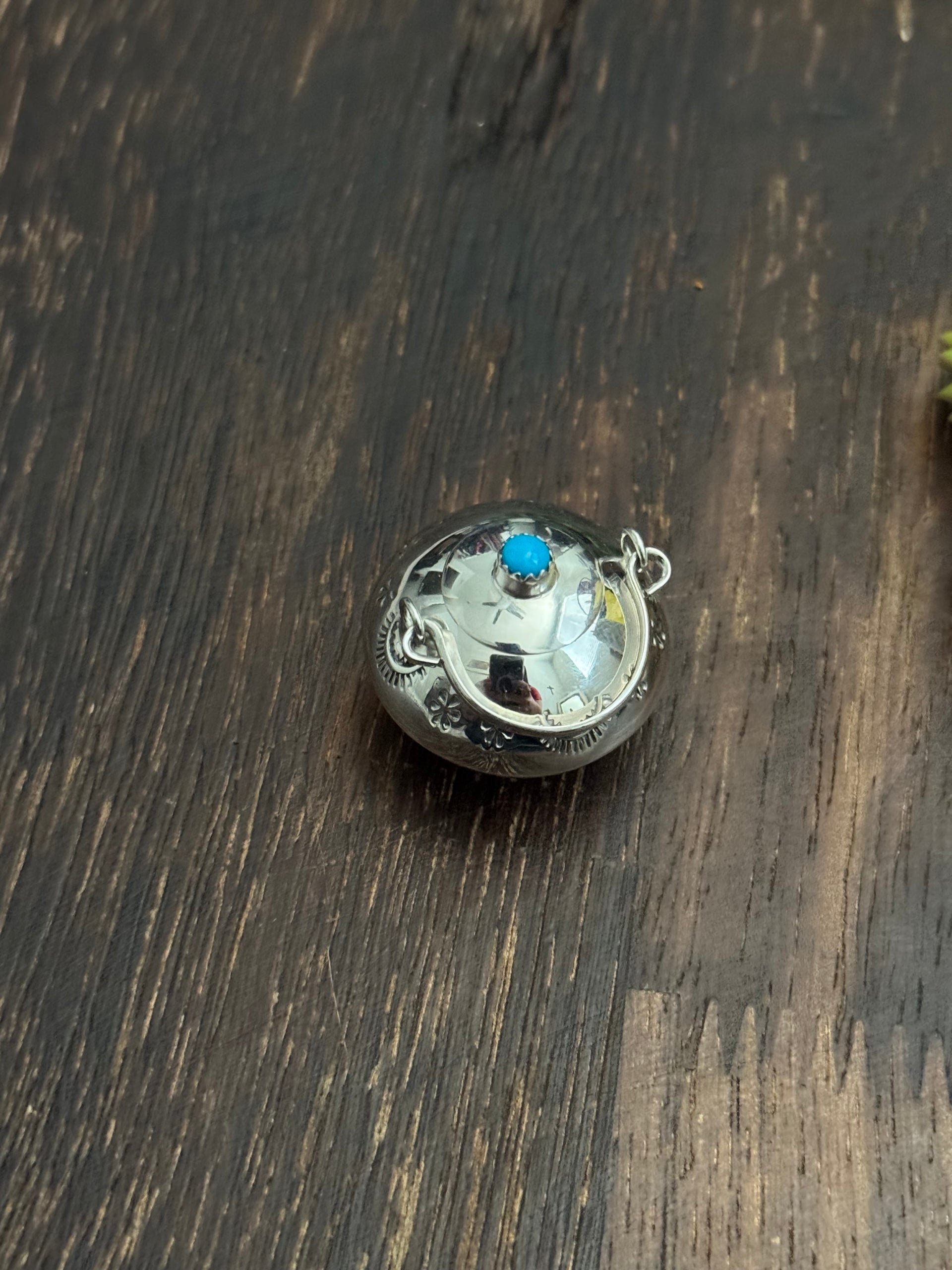 Navajo Made Sterling Silver Pendant