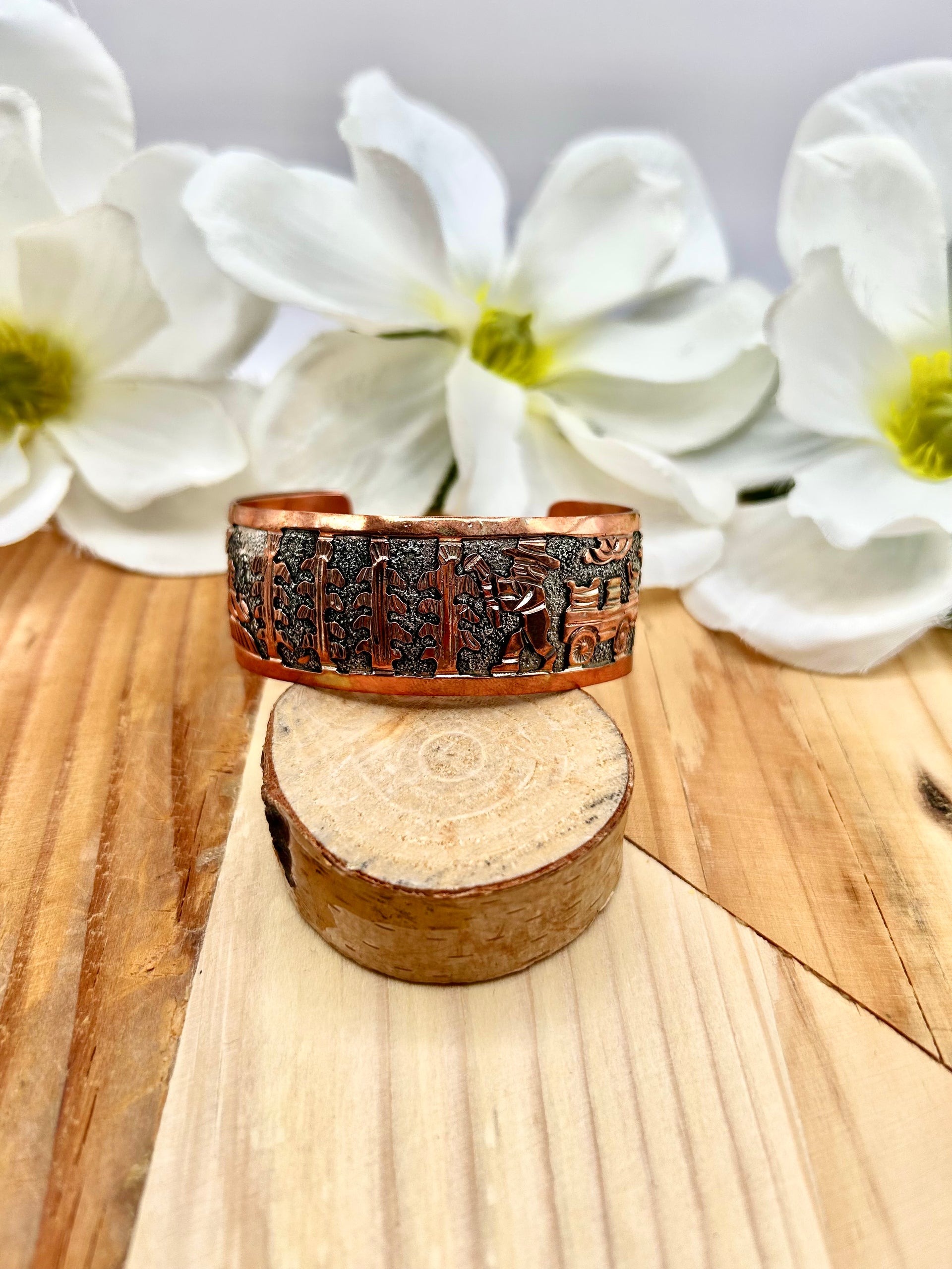 Elaine Becenti Copper Cuff Bracelet