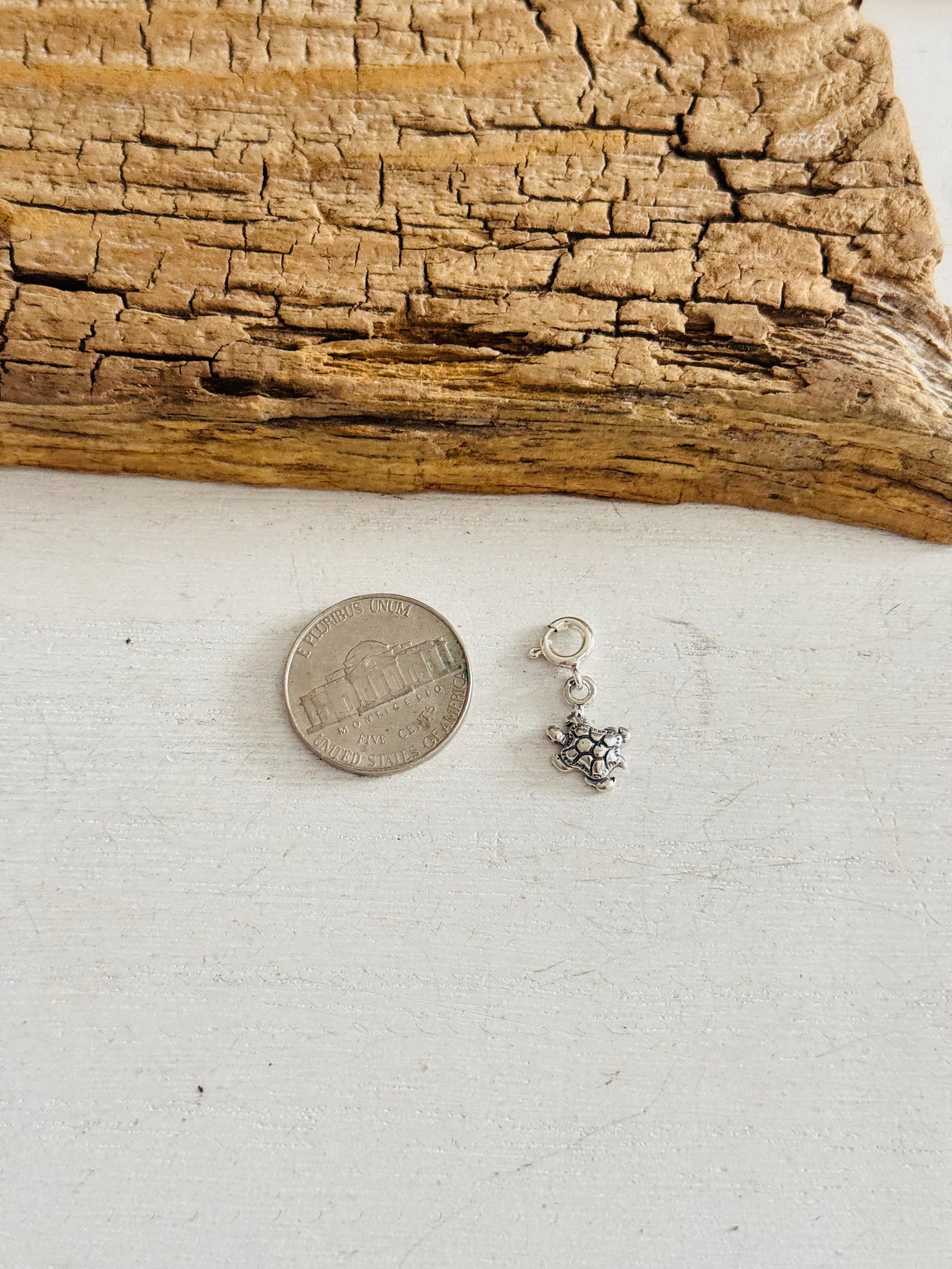 Navajo Made Sterling Silver Turtle Cast Charms