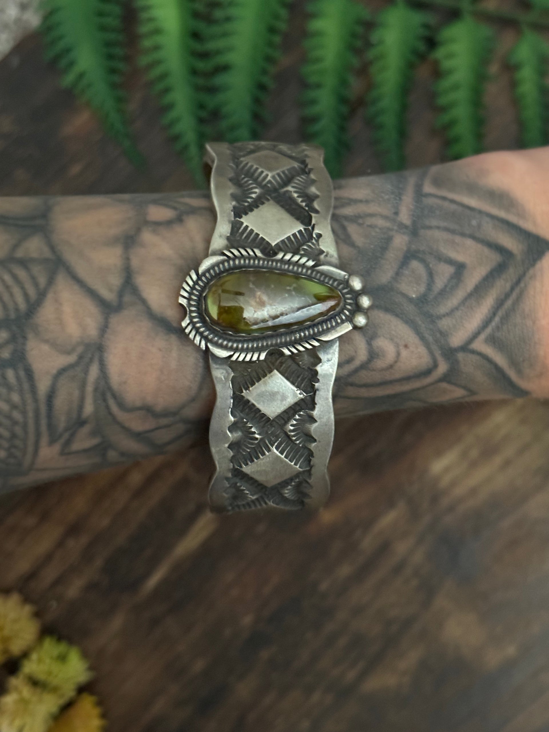 Emerson Brown Royston Turquoise & Sterling Silver Cuff Bracelet