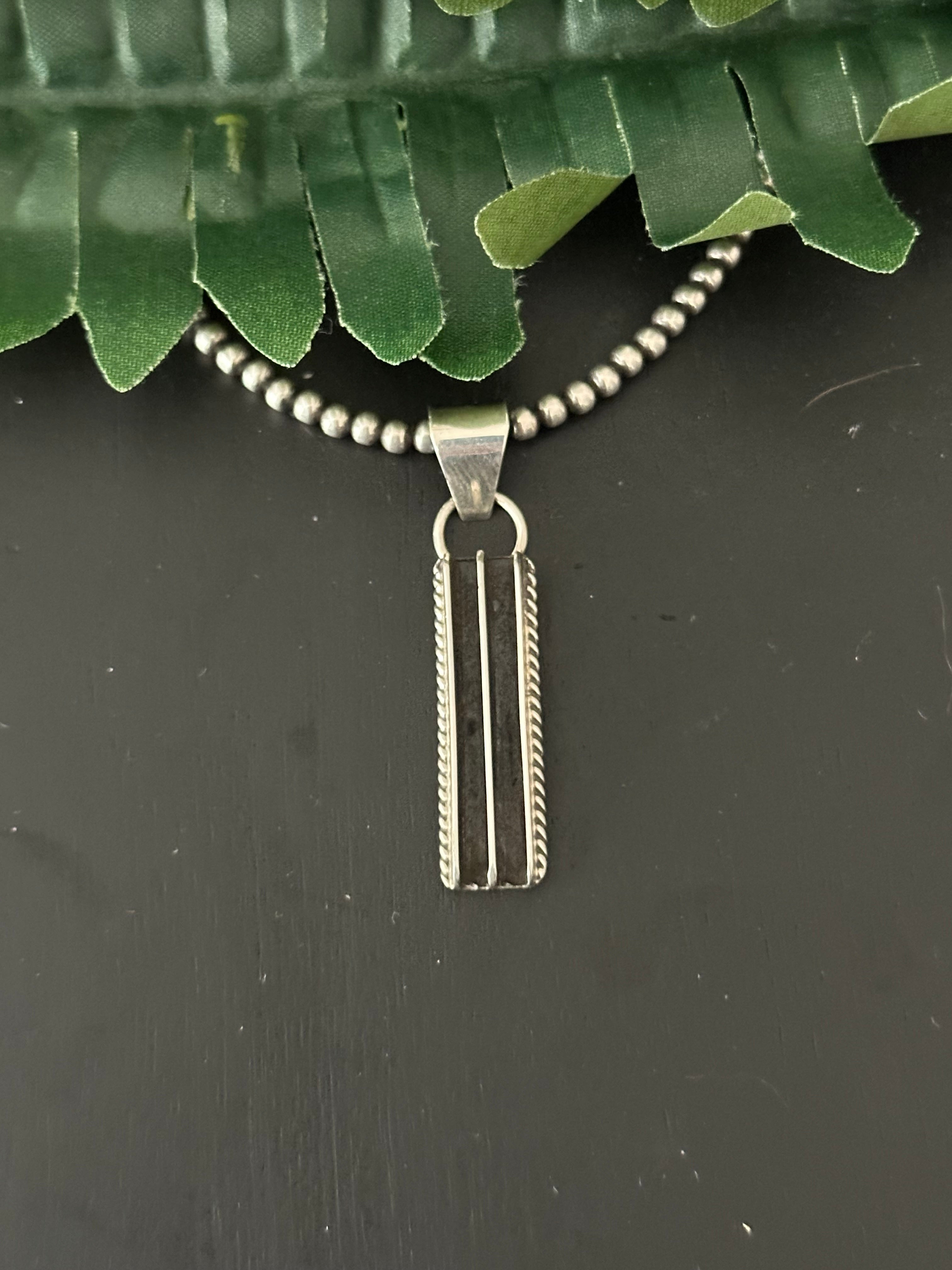 Navajo Handmade Sterling Silver Pendant