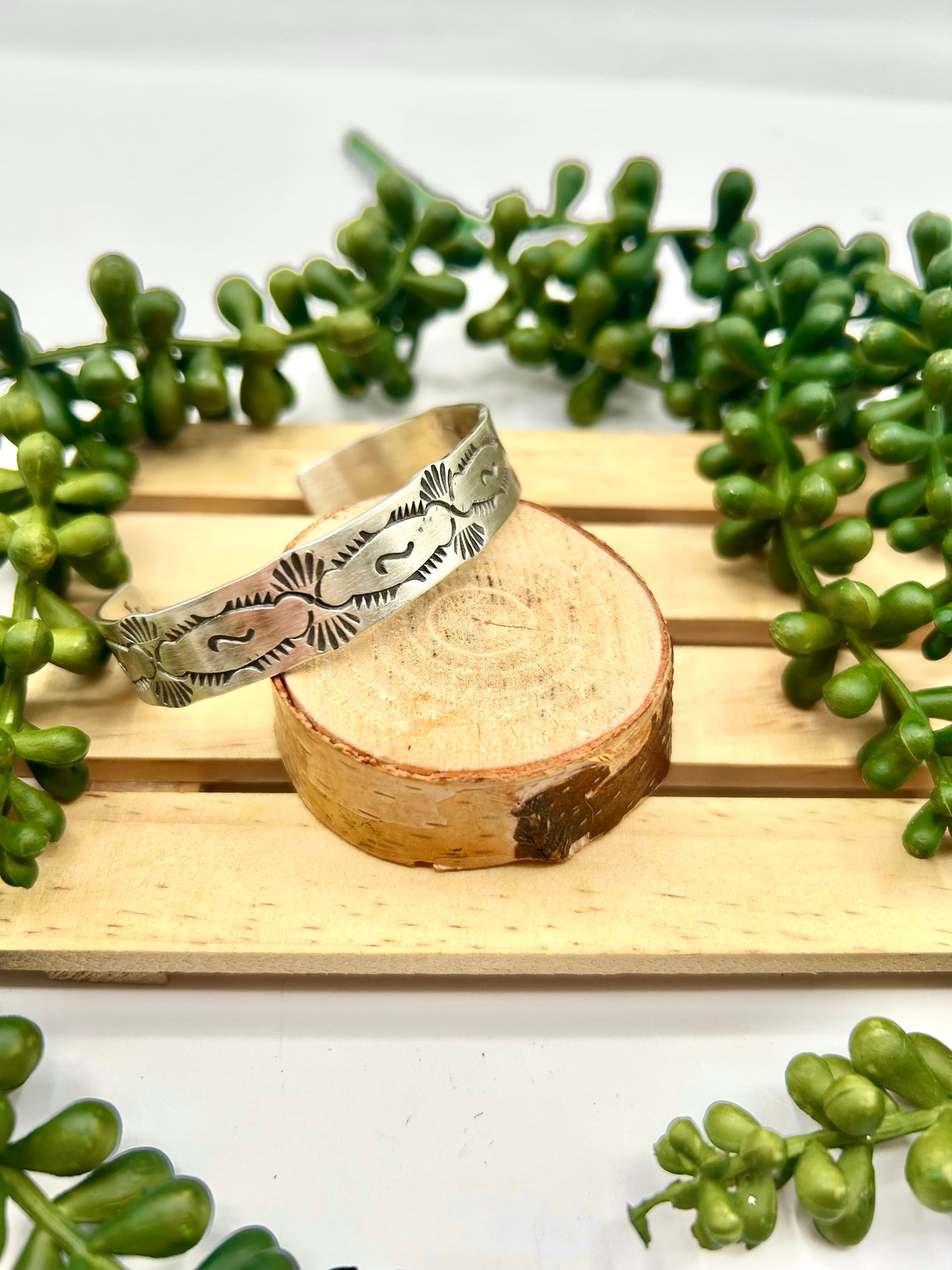 Gary Sandoval Sterling Silver Cuff Bracelet