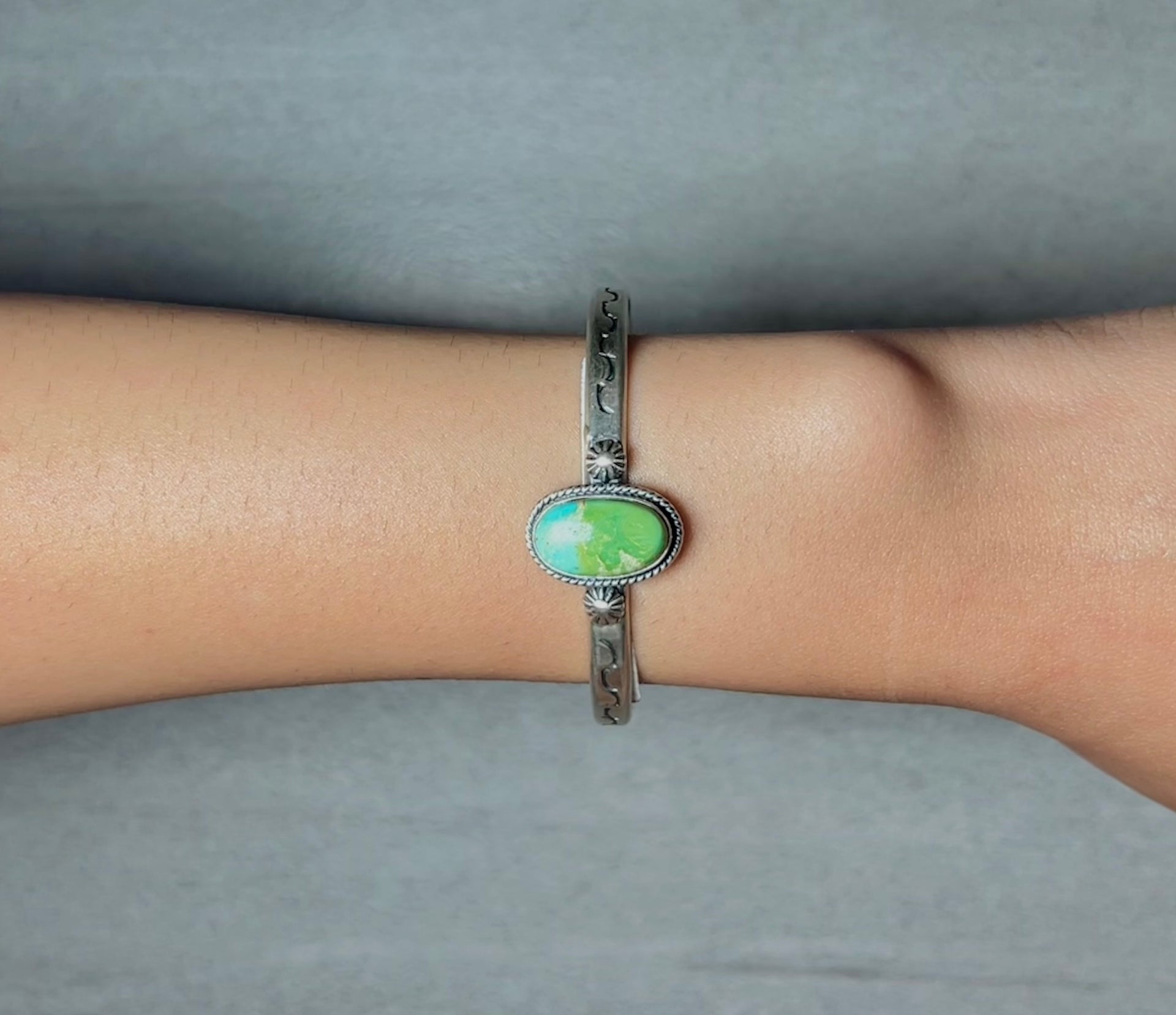 Sam Yellowhair SM & Sterling Silver Cuff Bracelet