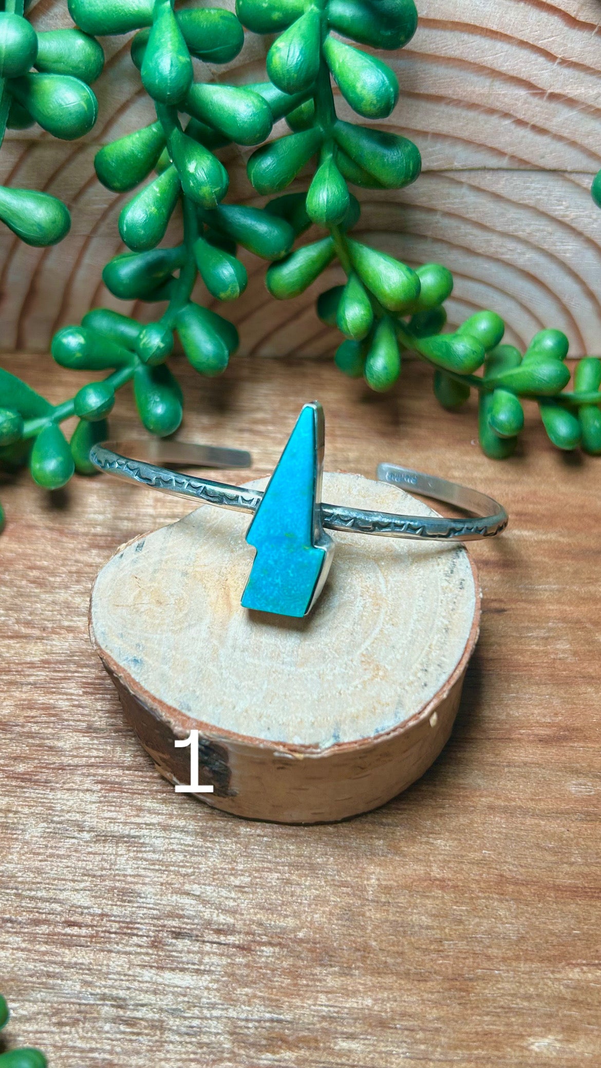 Donovan Skeets Kingman Turquoise& Sterling Silver Cuff Bracelet