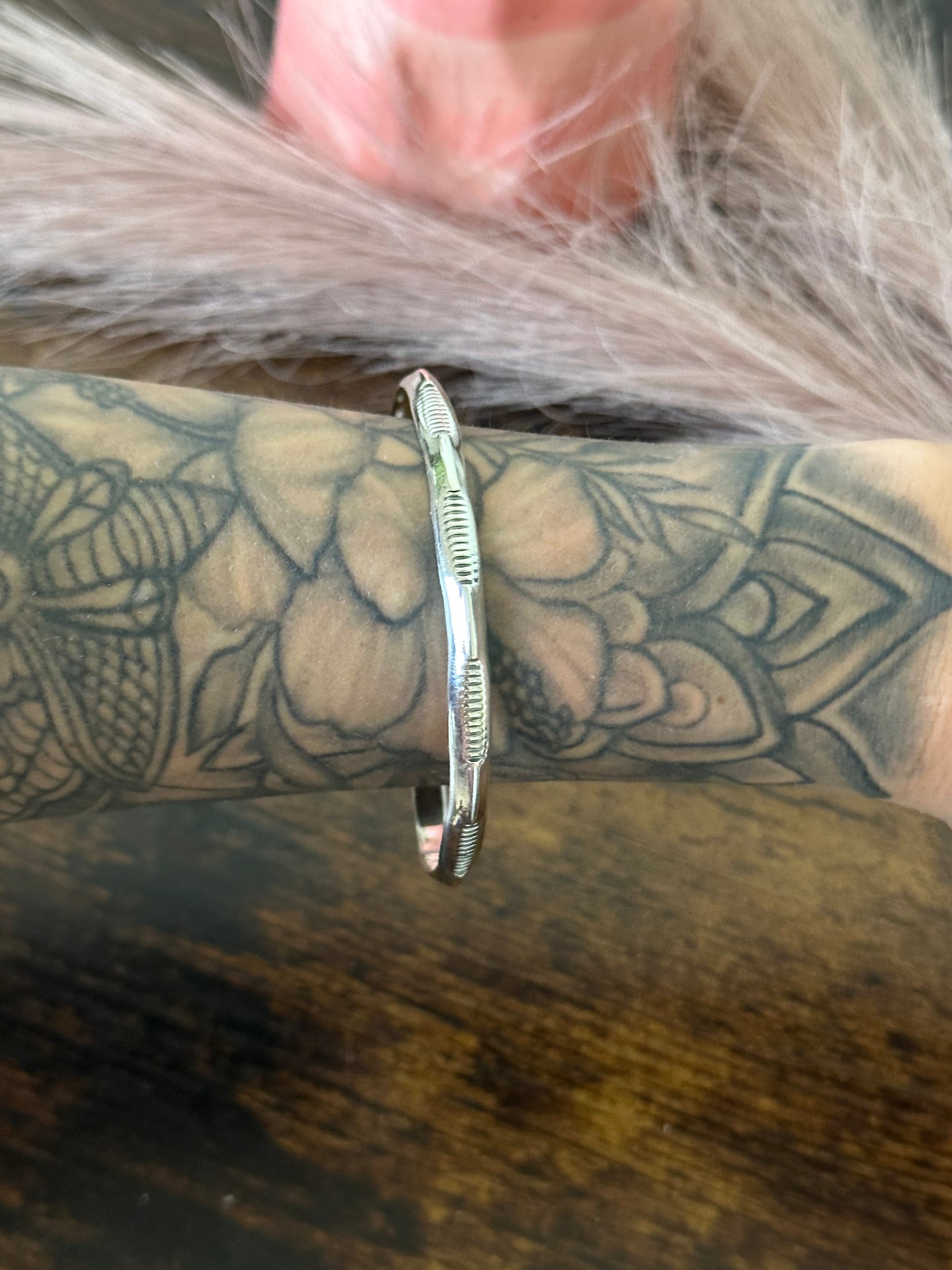 Southwest Made Sterling Silver Cuff Bracelet