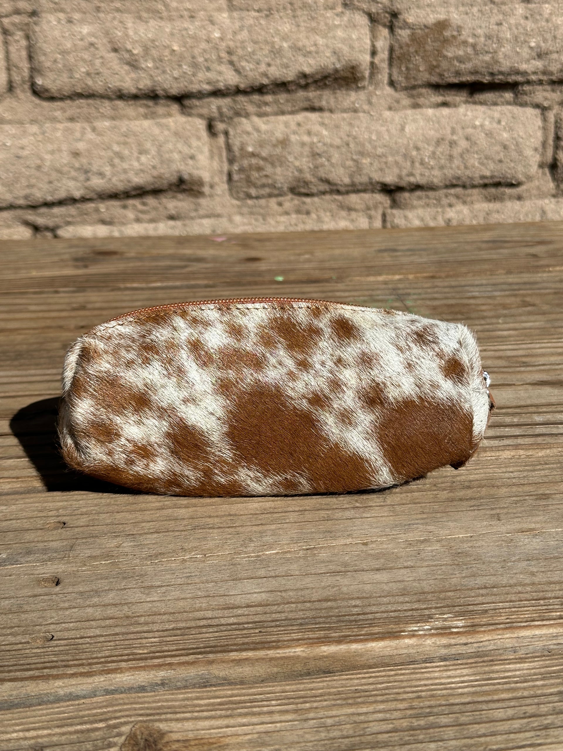 Genuine Leather & Cowhide Sun Glass Holder