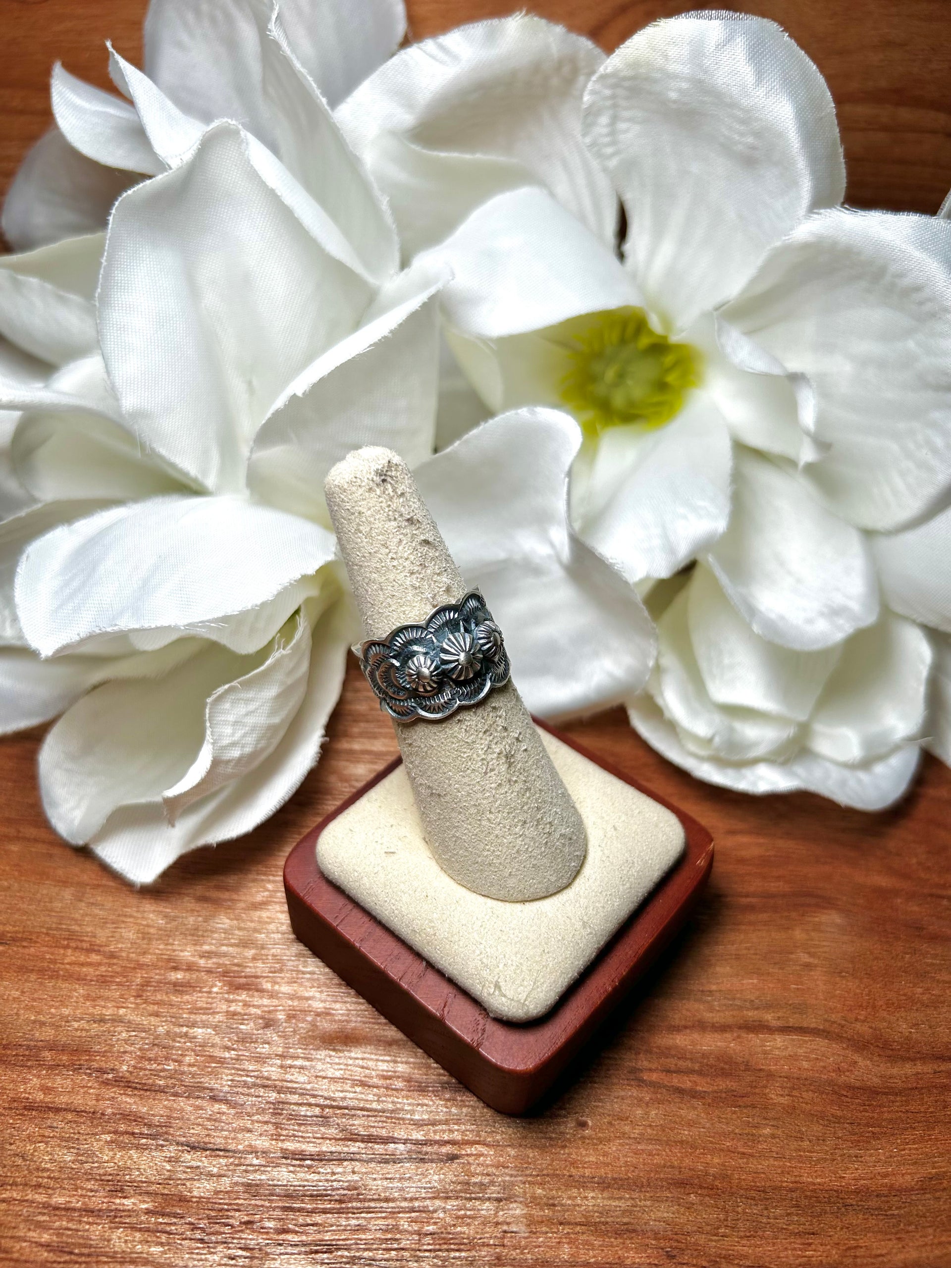 Bennie Ramone Sterling Silver Cluster Ring