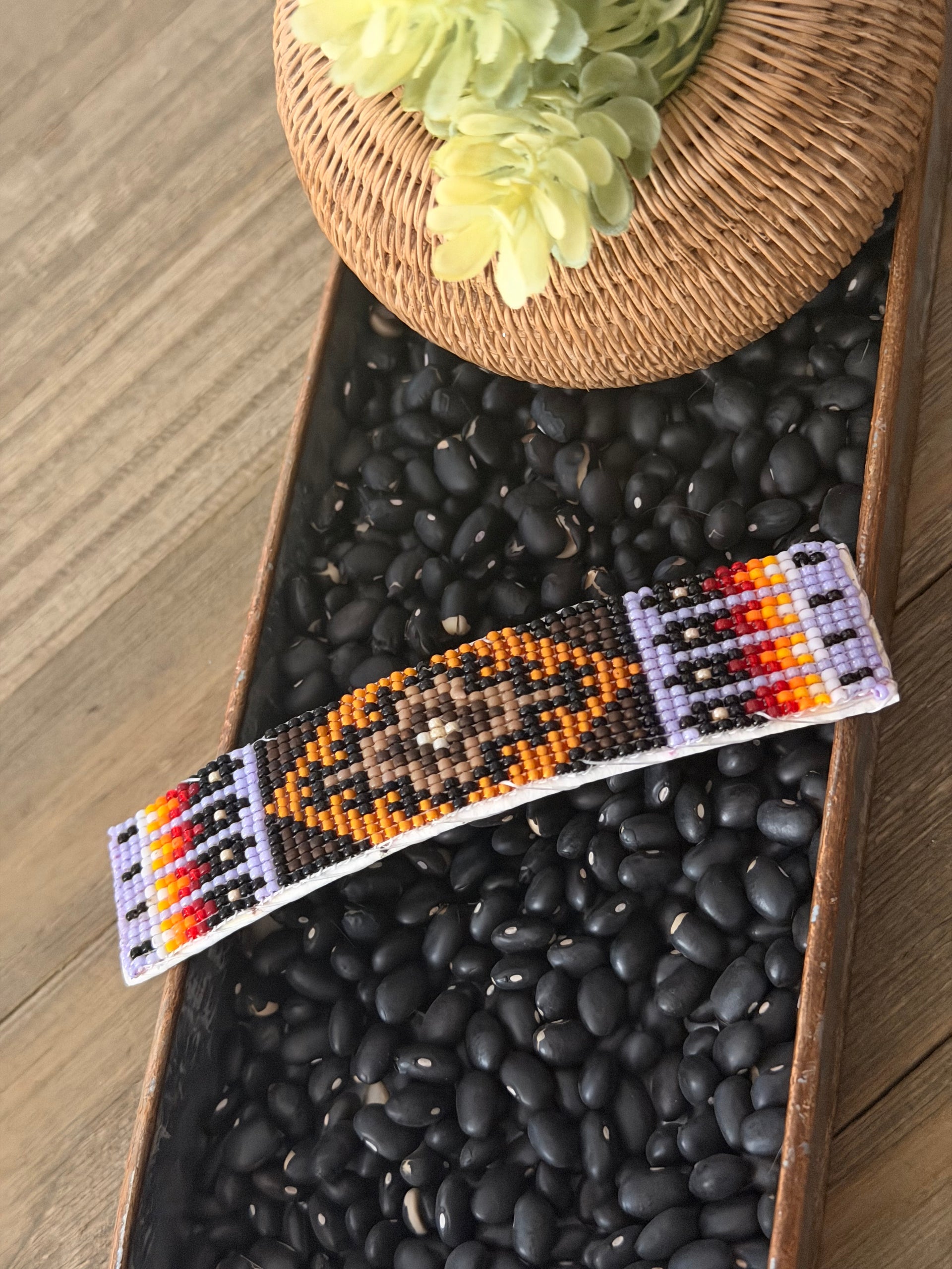 Navajo Made Beaded Hair Barrette