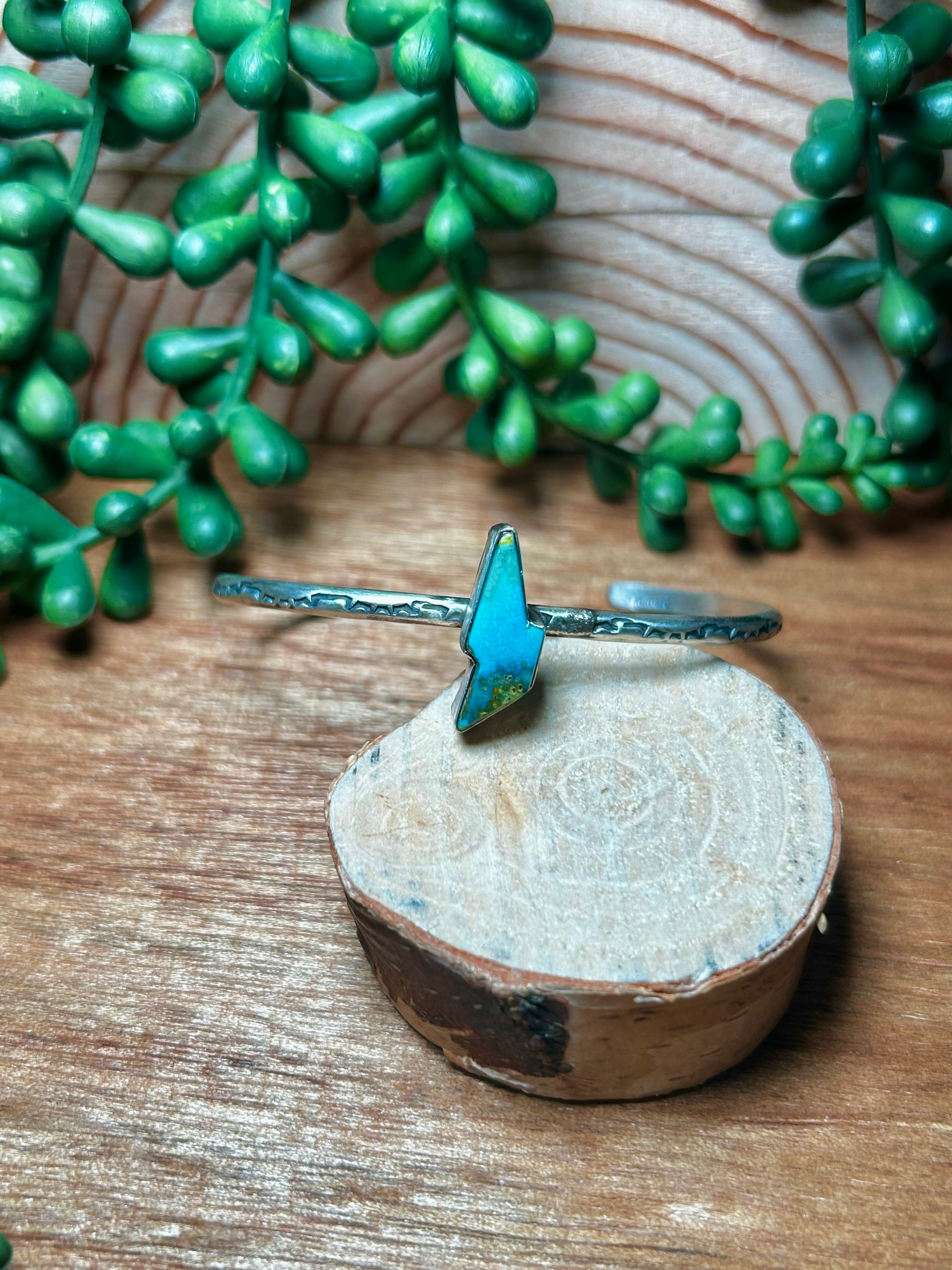 Donovan Skeets Kingman Turquoise& Sterling Silver Cuff Bracelet