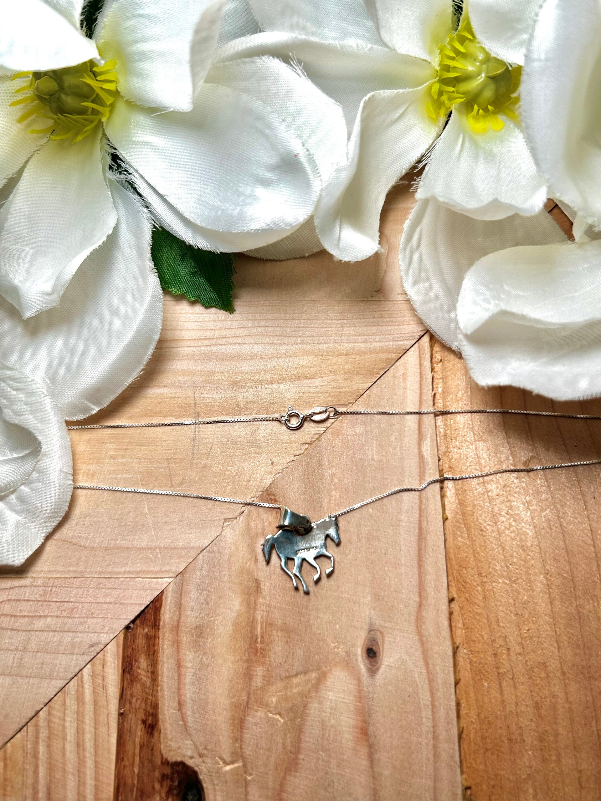Navajo Made Sterling Silver Necklace
