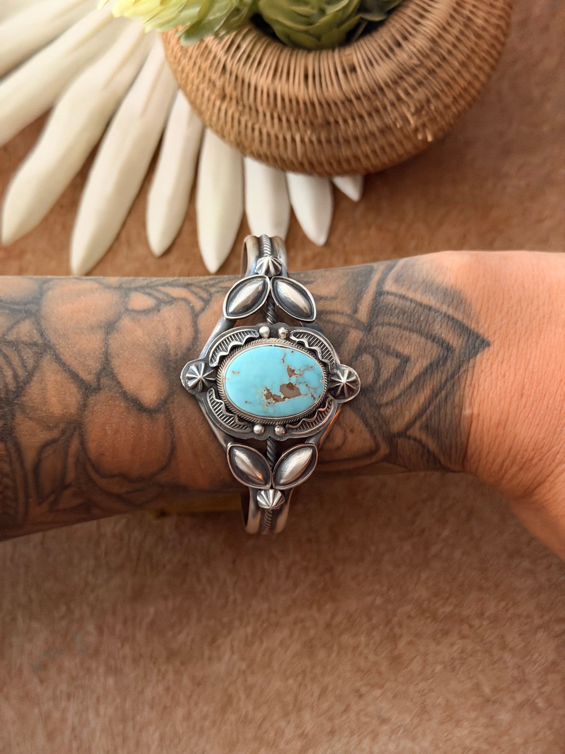 Randy Boyd Dry Creek Turquoise & Sterling Silver Cuff Bracelet