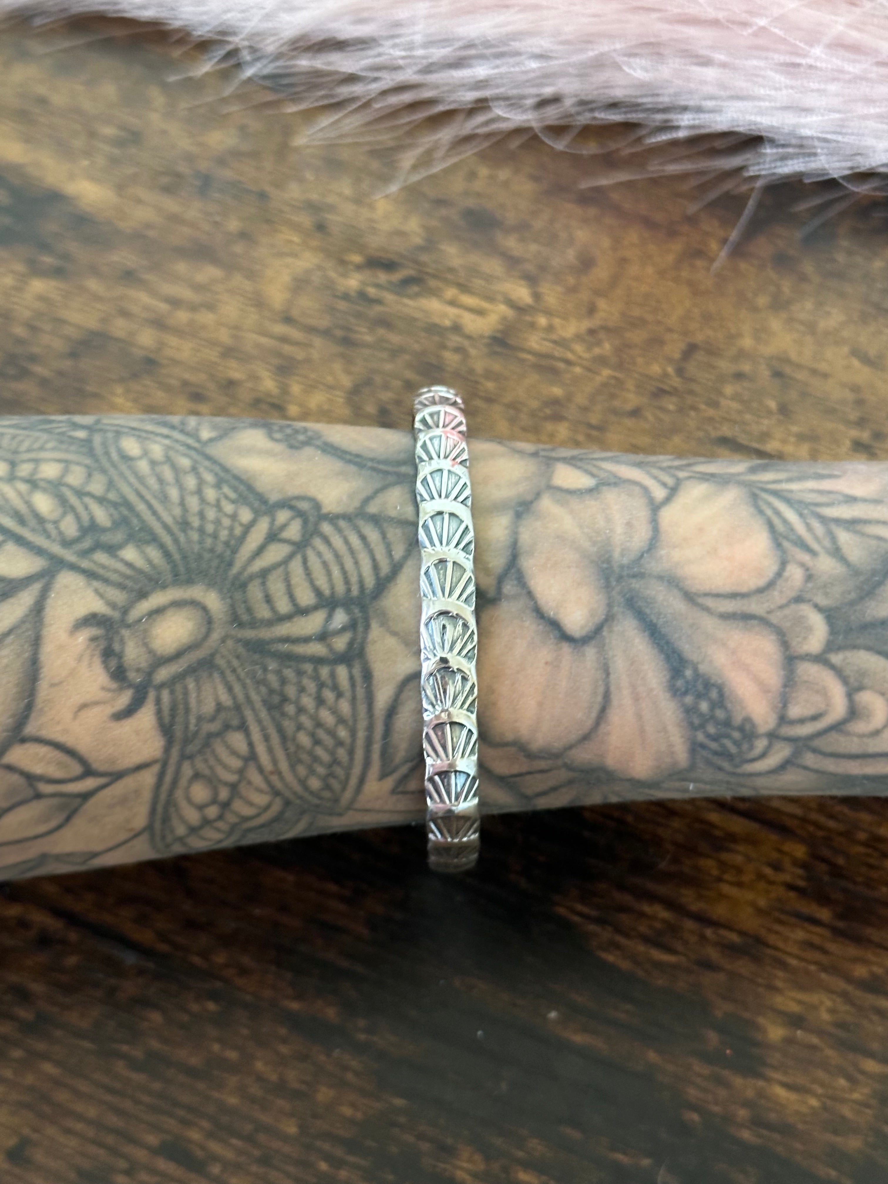 Southwest Made Sterling Silver Cuff Bracelet