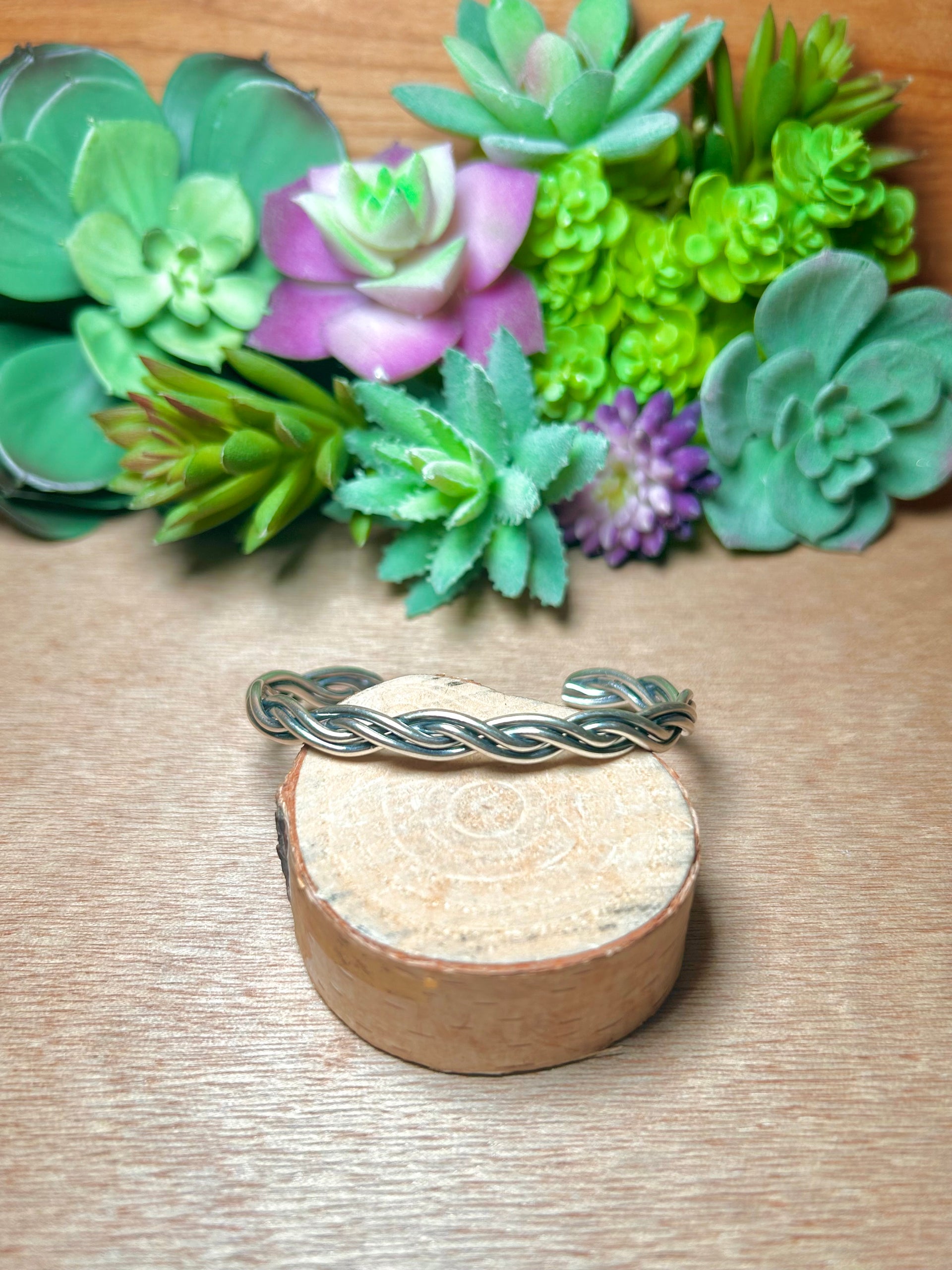 Navajo Made Sterling Silver Cuff Bracelet