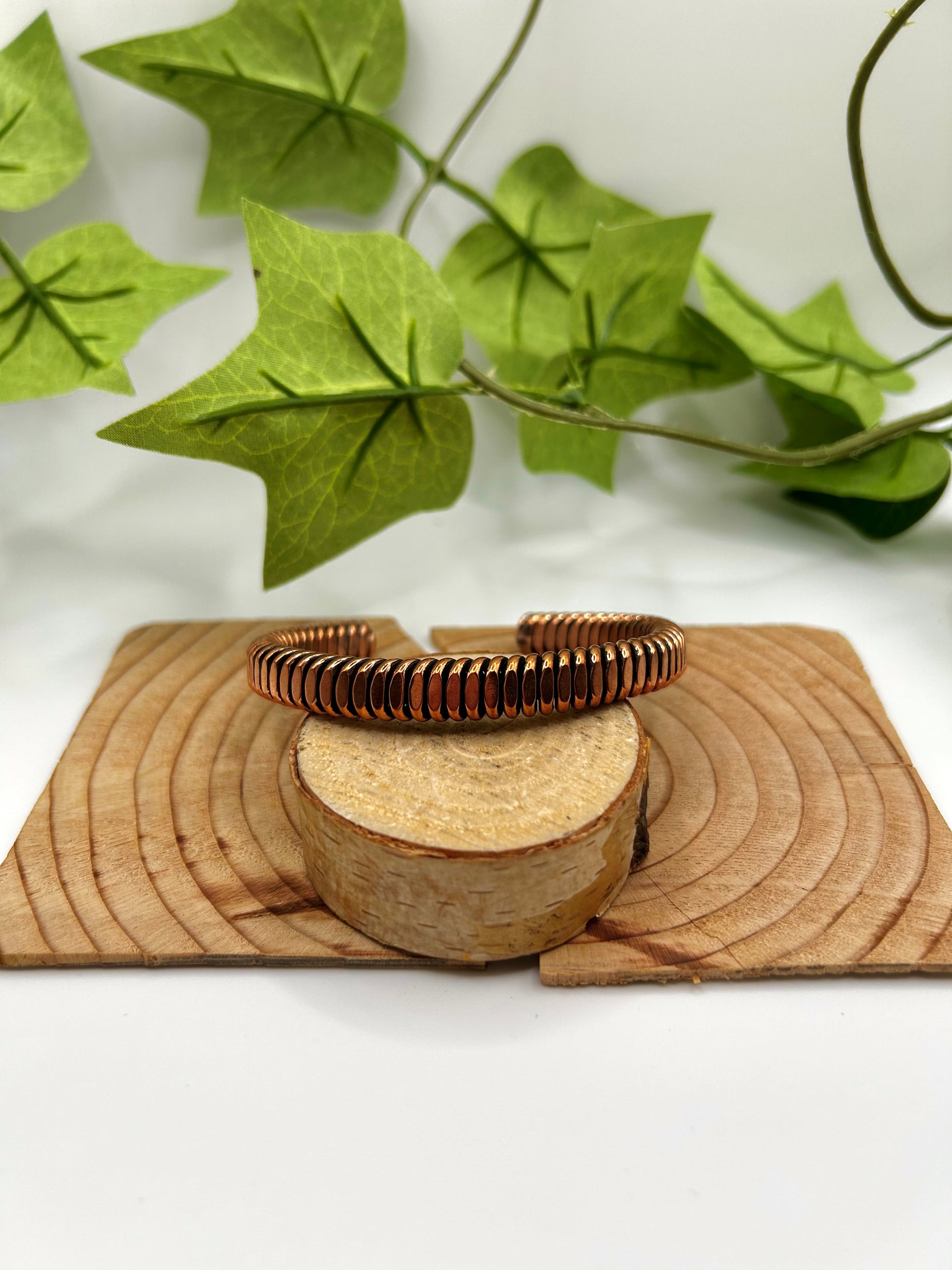 Navajo Made Copper Cuff Bracelet