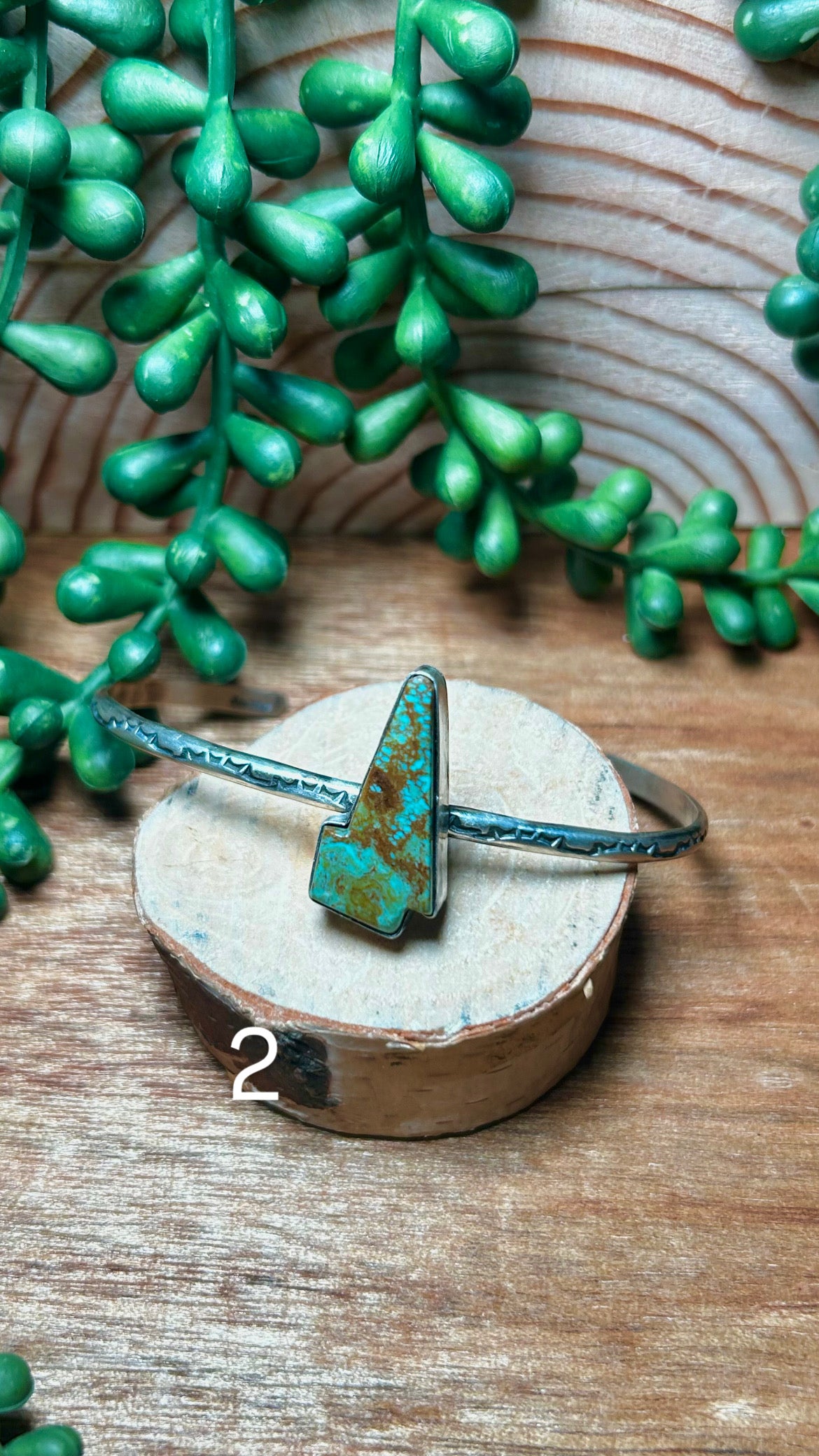 Donovan Skeets Kingman Turquoise& Sterling Silver Cuff Bracelet