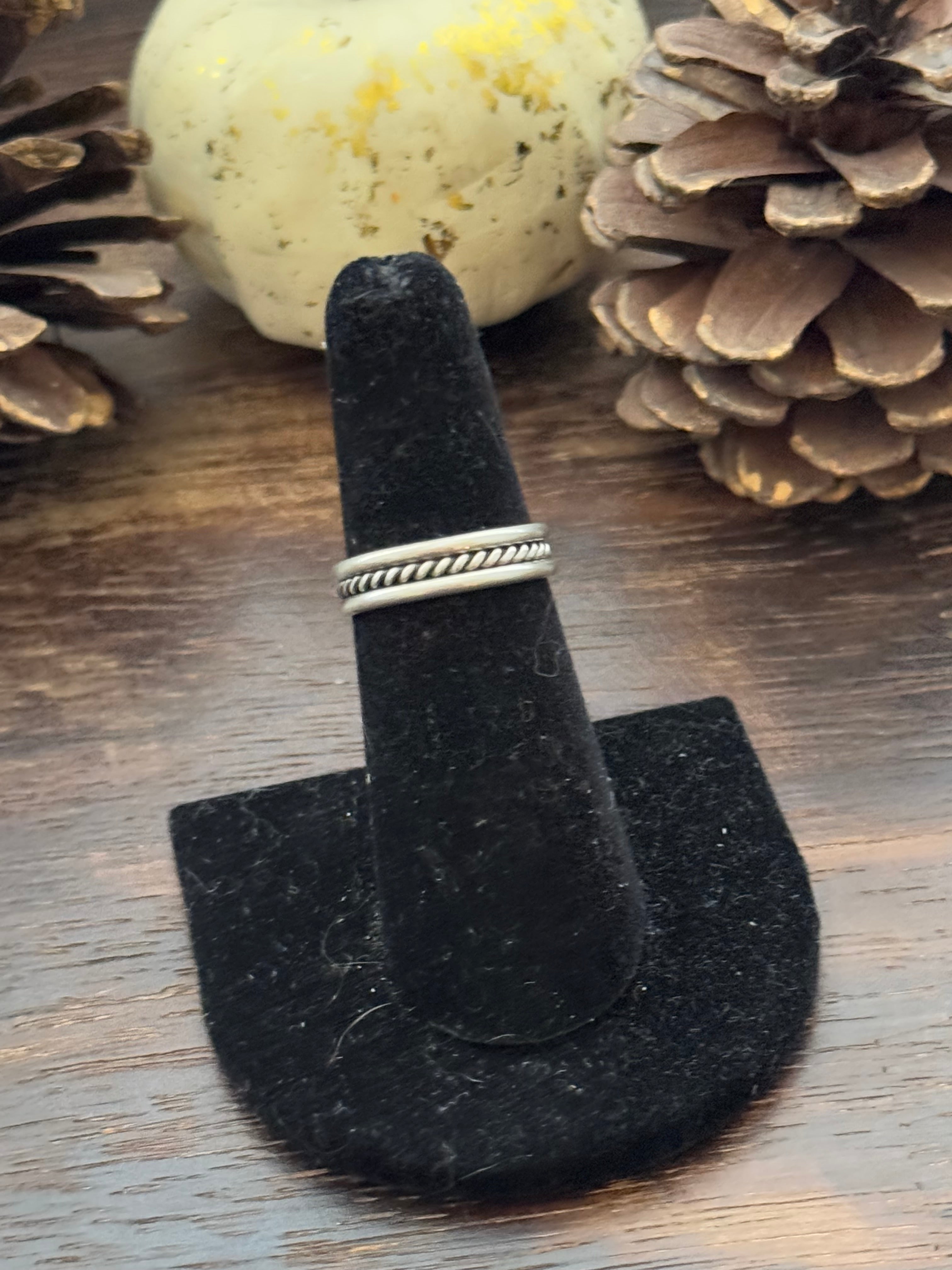 Navajo Made Sterling Silver Ring