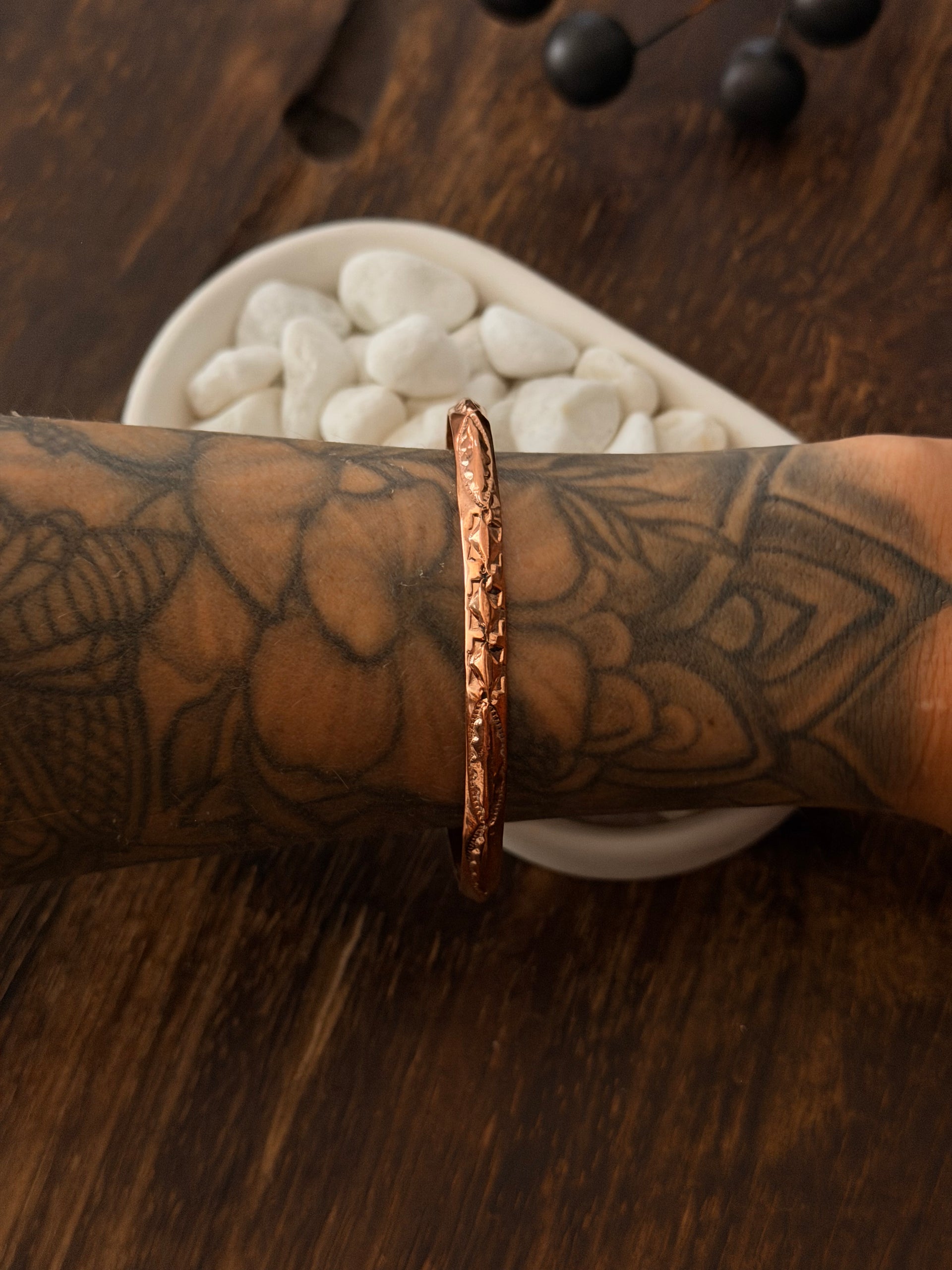 Navajo Made Copper Cuff Bracelet