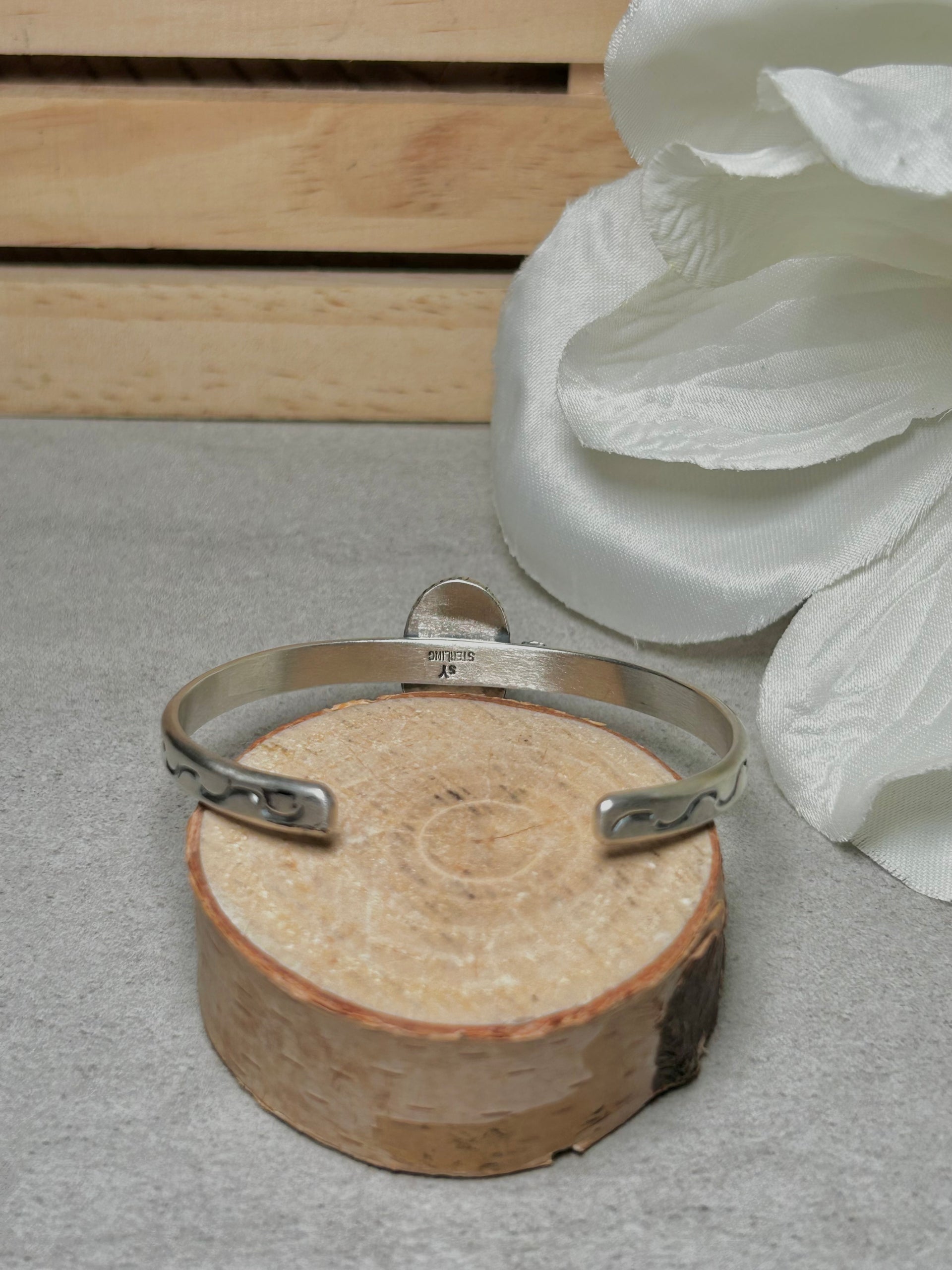 Sam Yellowhair SM & Sterling Silver Cuff Bracelet