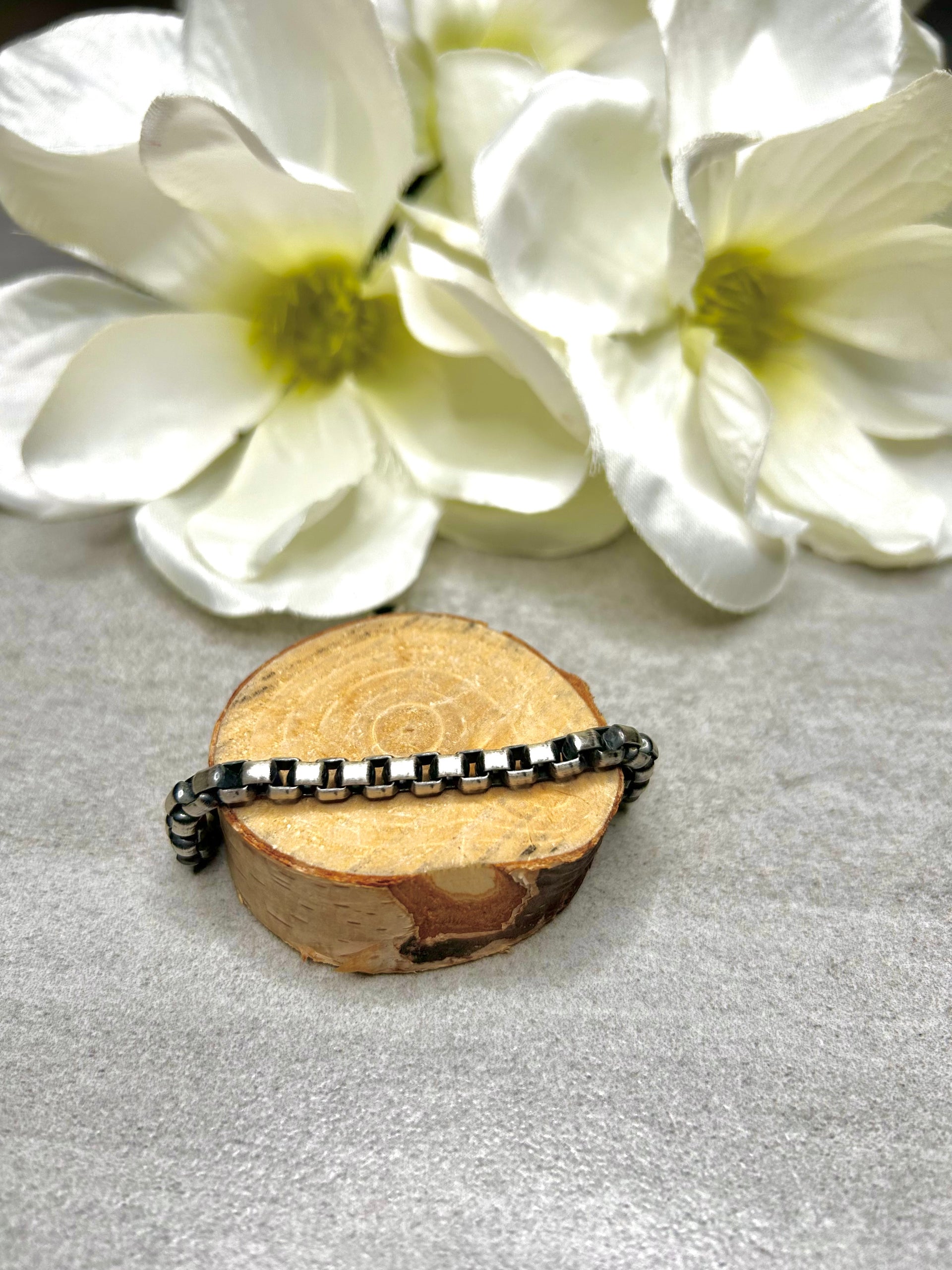 Navajo Made Sterling Silver Link Bracelet