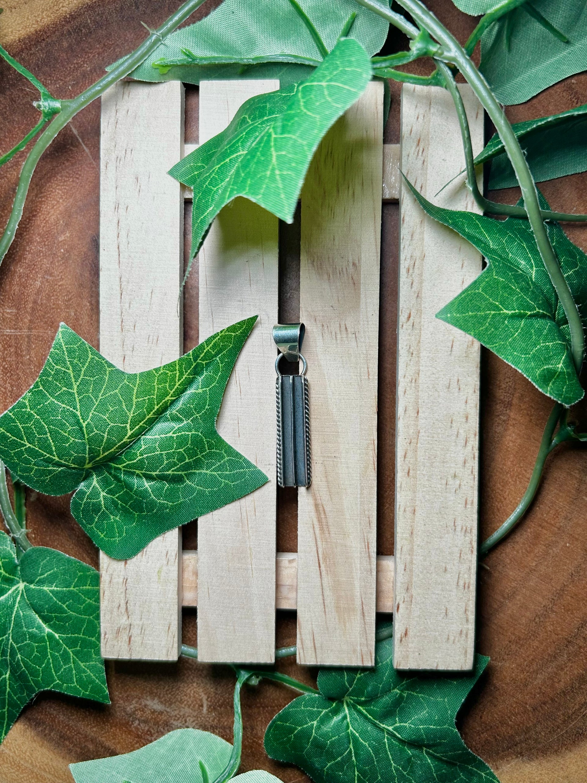 Navajo Made Sterling Silver Pendant