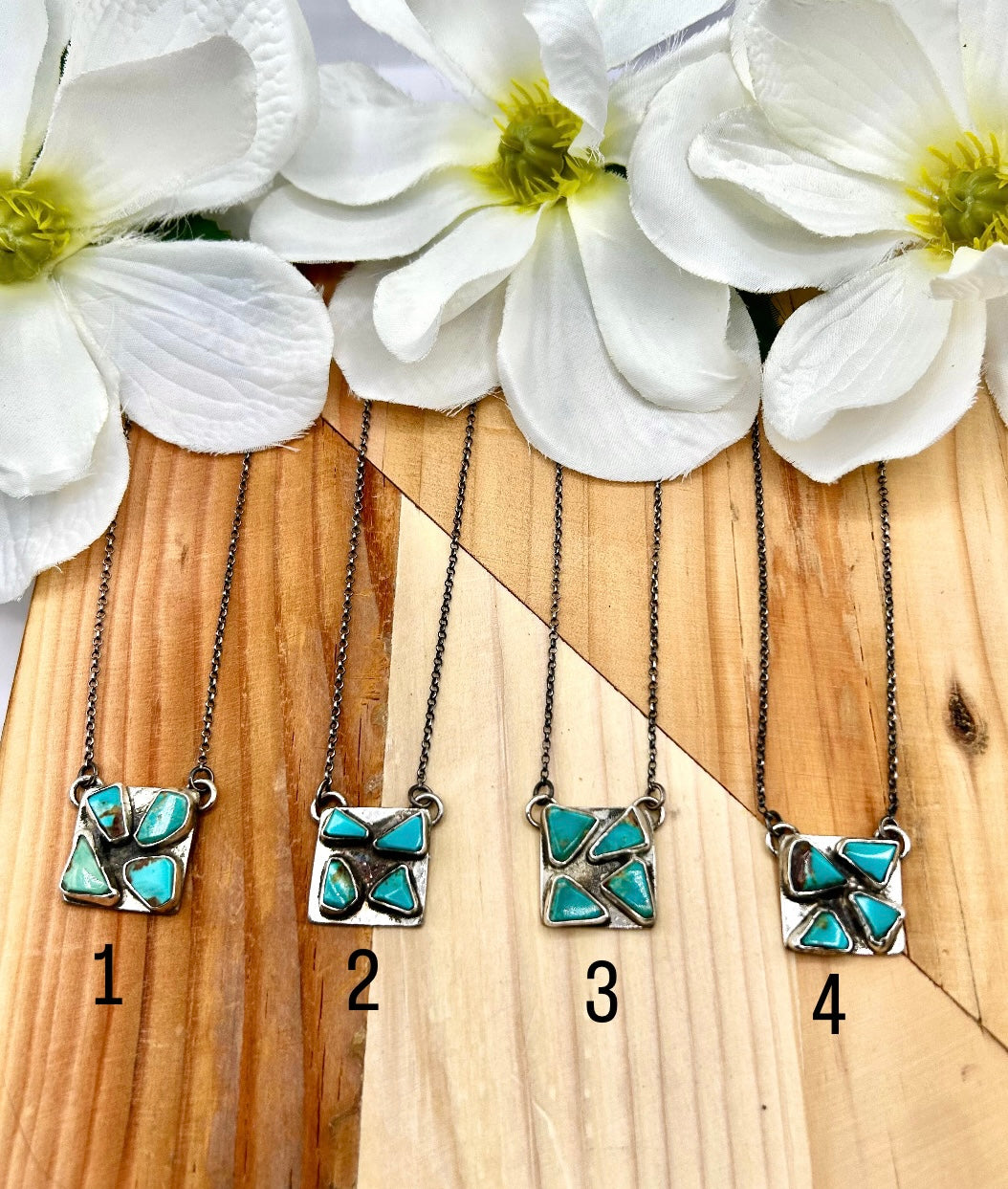 Jude Candelania Kingman Turquoise & Sterling Silver Necklace