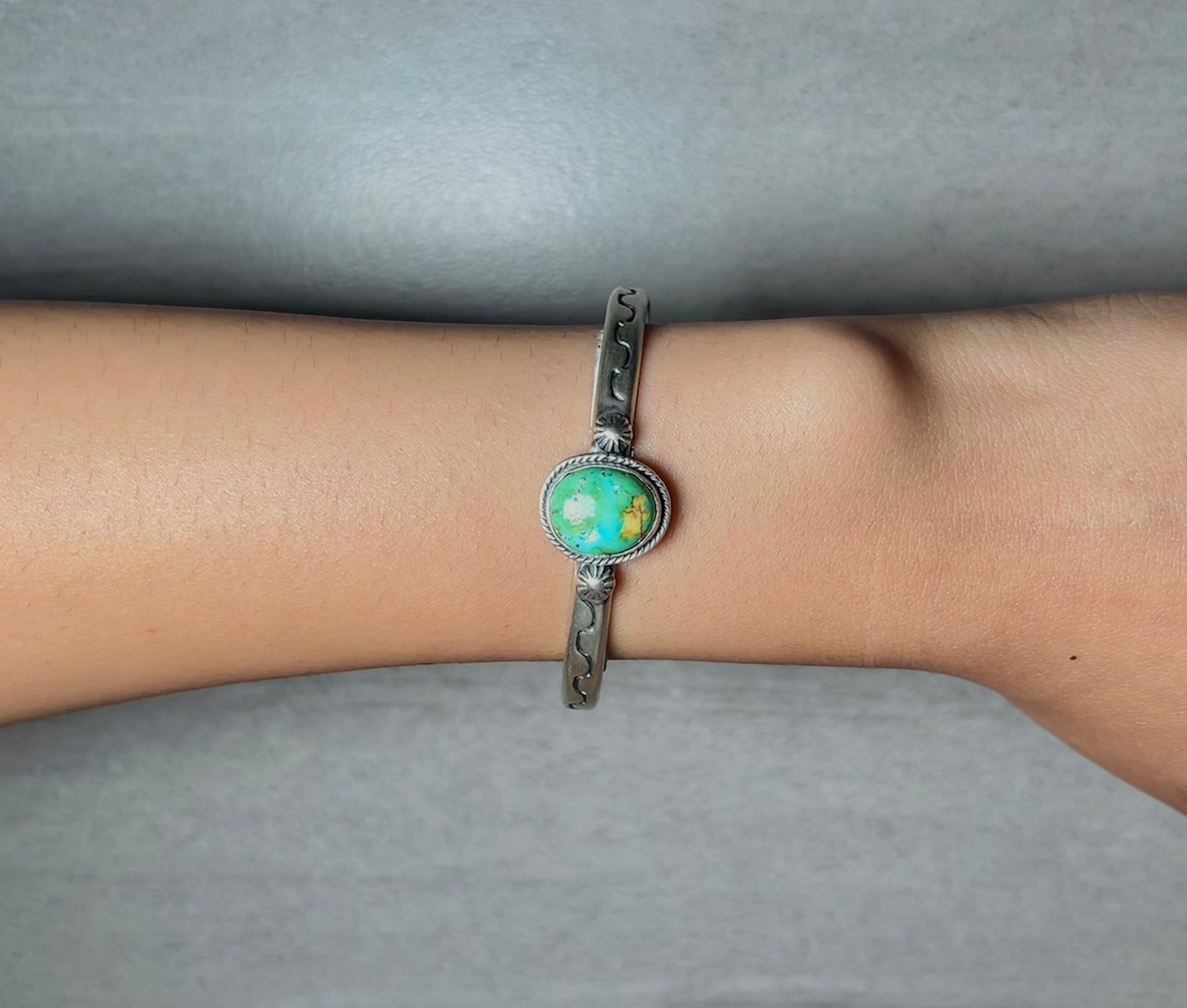 Sam Yellowhair SM & Sterling Silver Cuff Bracelet