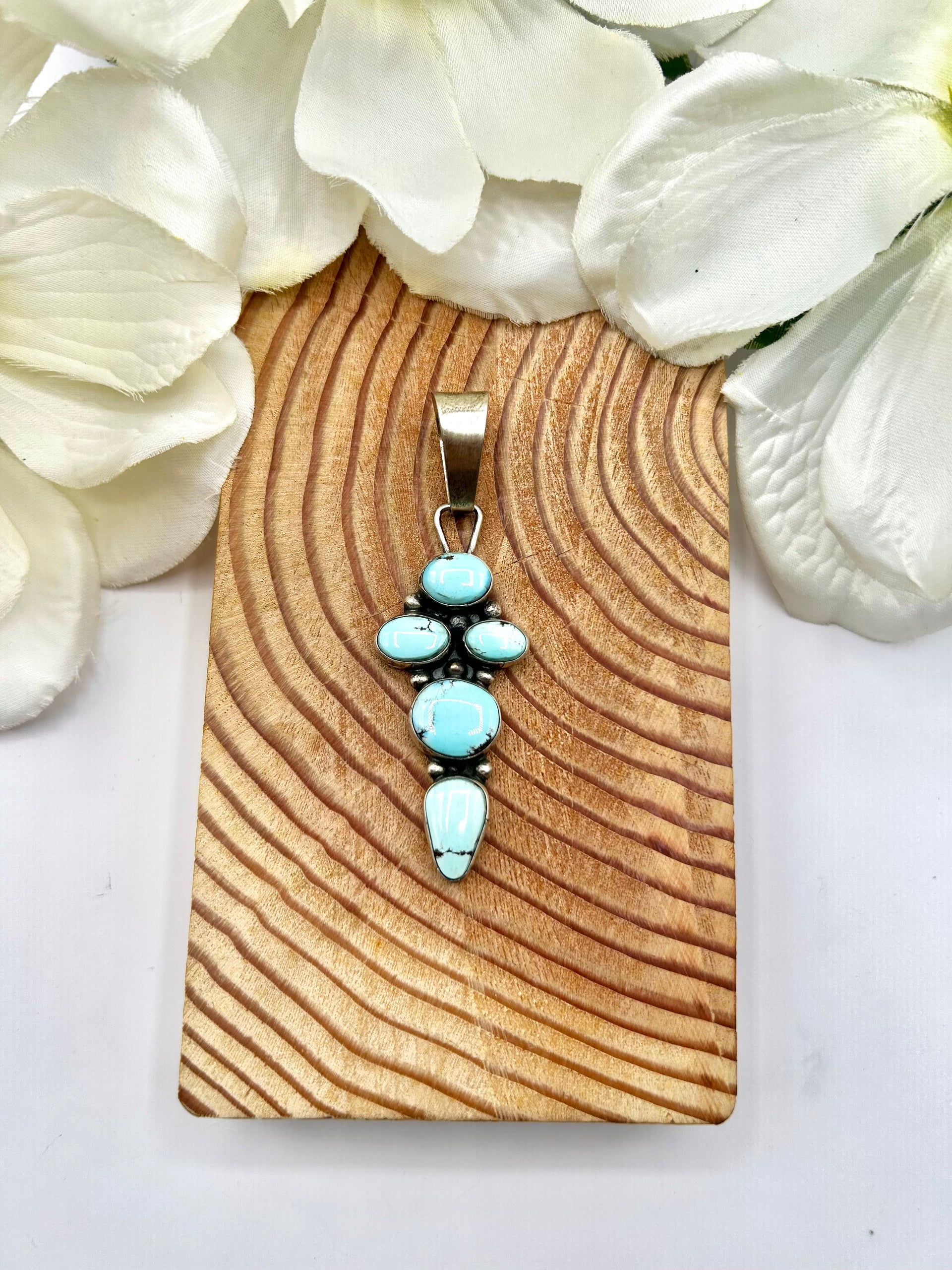 Travis Jim Golden Hill & Sterling Silver Pendant