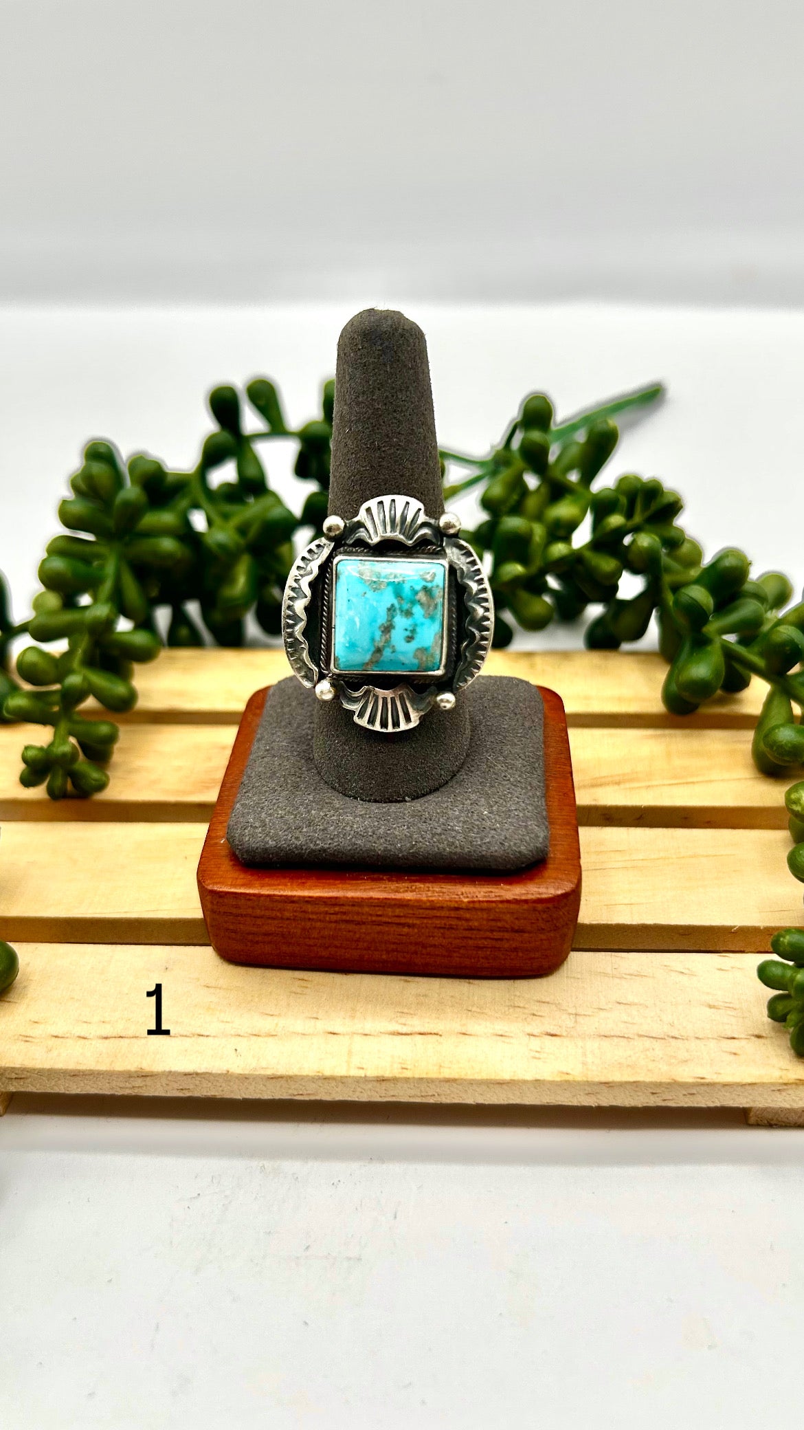 Jackson Hoskie Royston Turquoise & Sterling Silver Ring