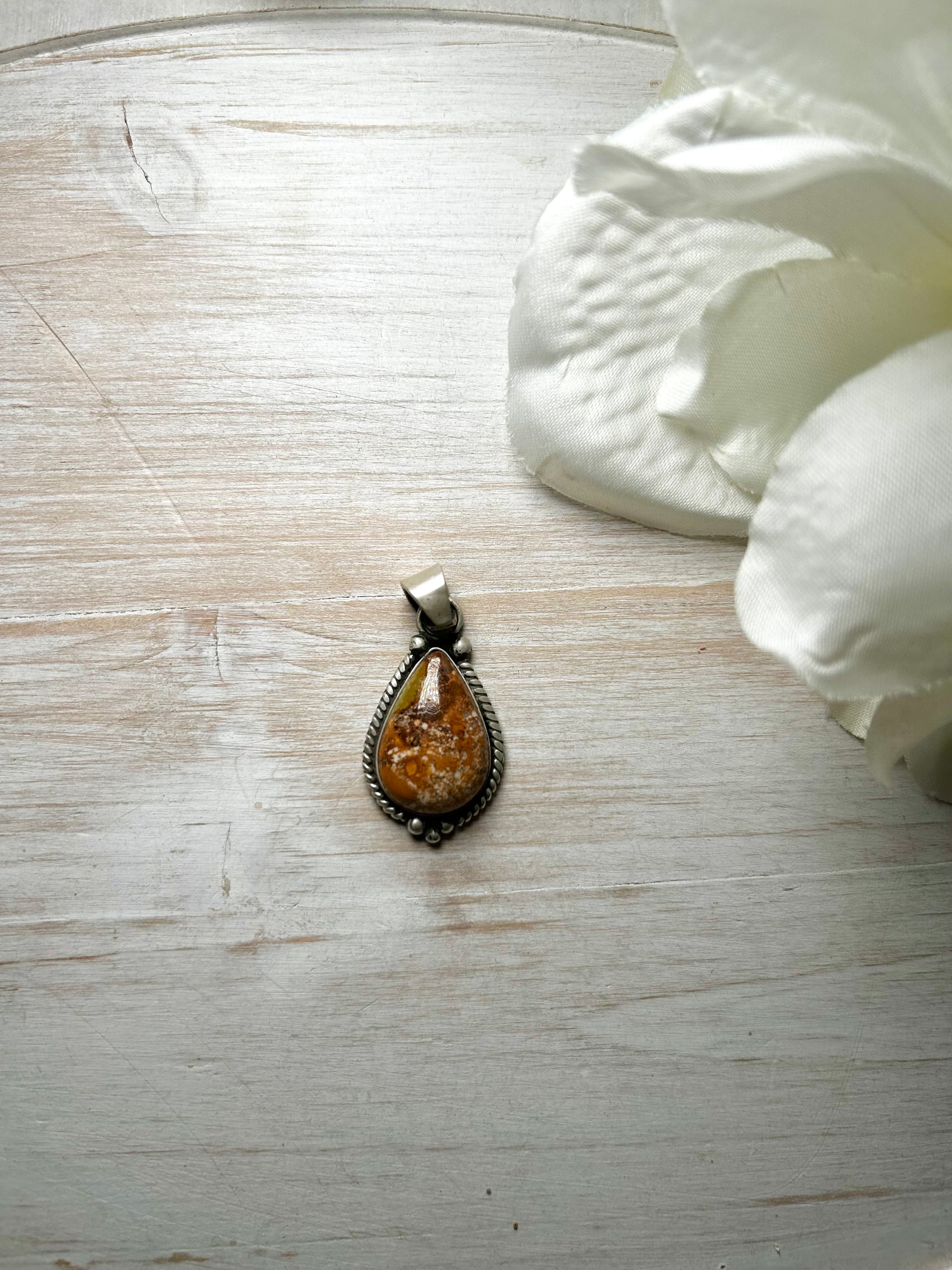 Zachariah David Evans Turquoise & Sterling Silver Pendant