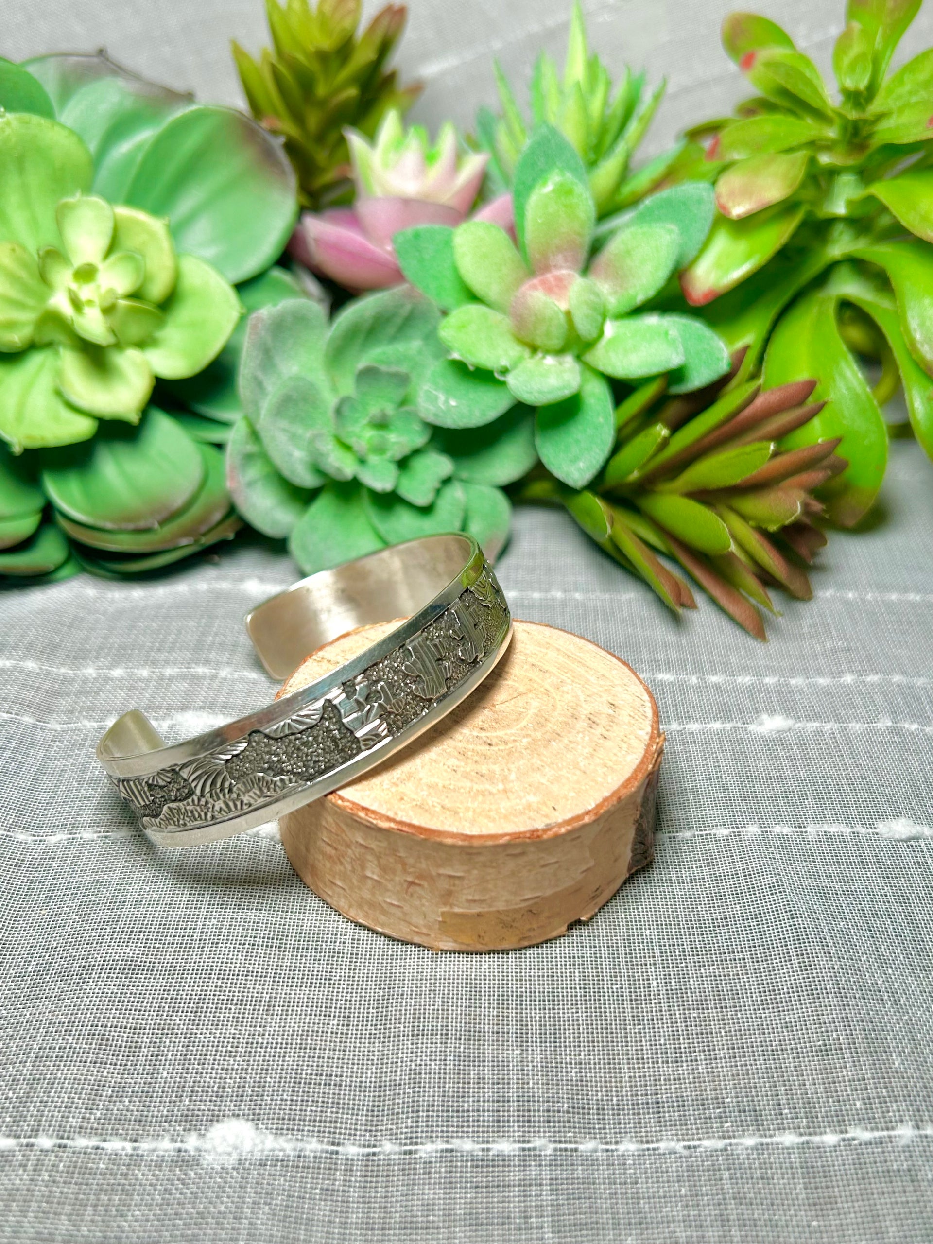 Elaine Becenti Sterling Silver Cuff Bracelet