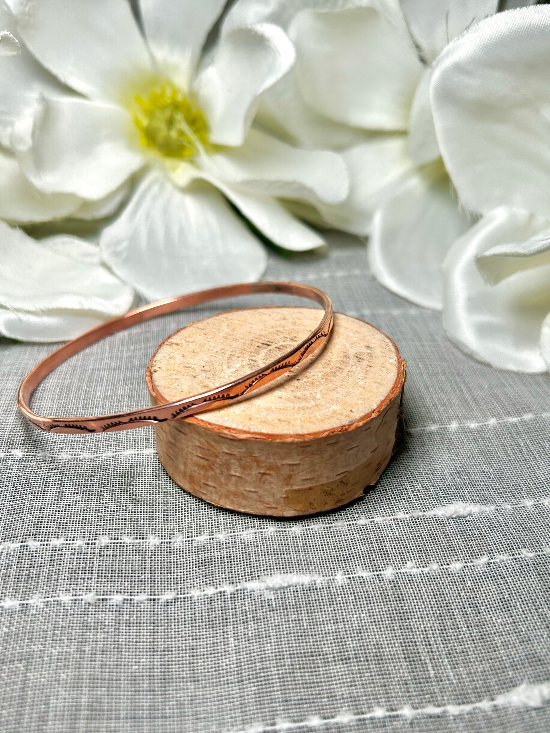 Navajo Made Copper Bangle Bracelet