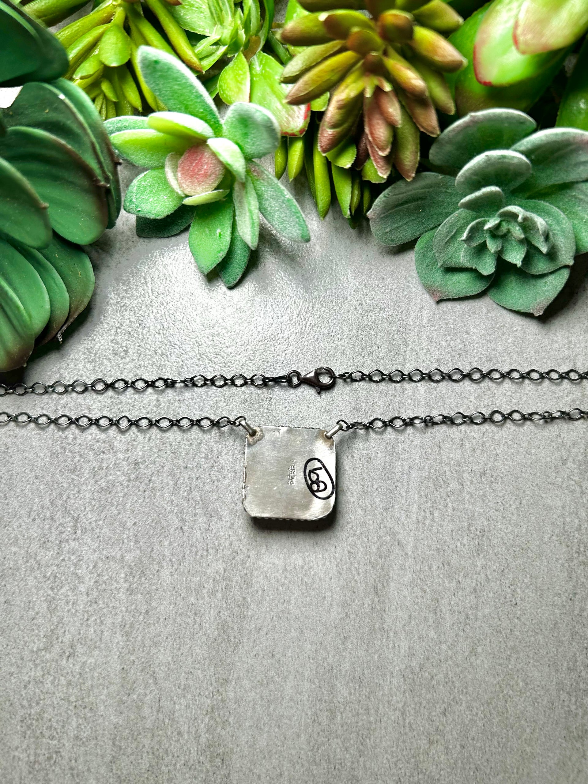 Scott Skeets White Buffalo & Sterling Silver Necklace