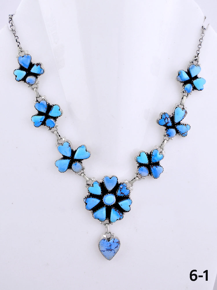 Southwest Made Golden Hills & Sterling Silver Necklace