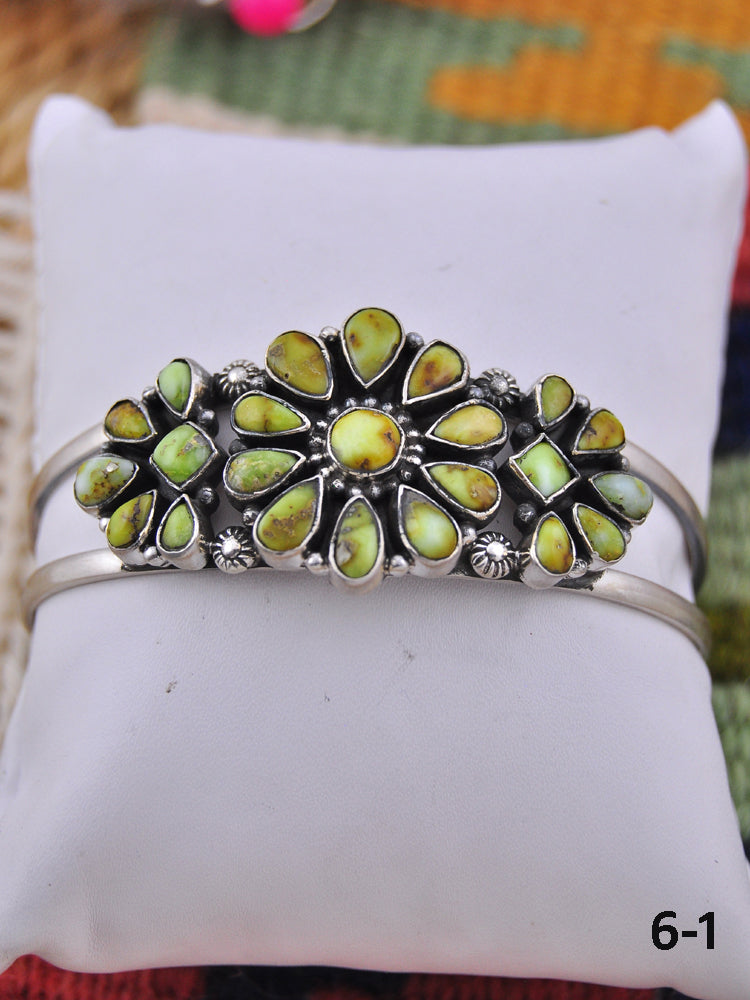 Southwest Made Palomino & Sterling Silver Cuff Bracelet
