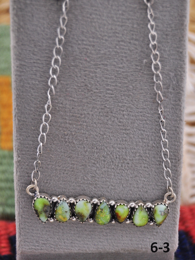 Southwest Handmade Palomino & Sterling Silver Necklace