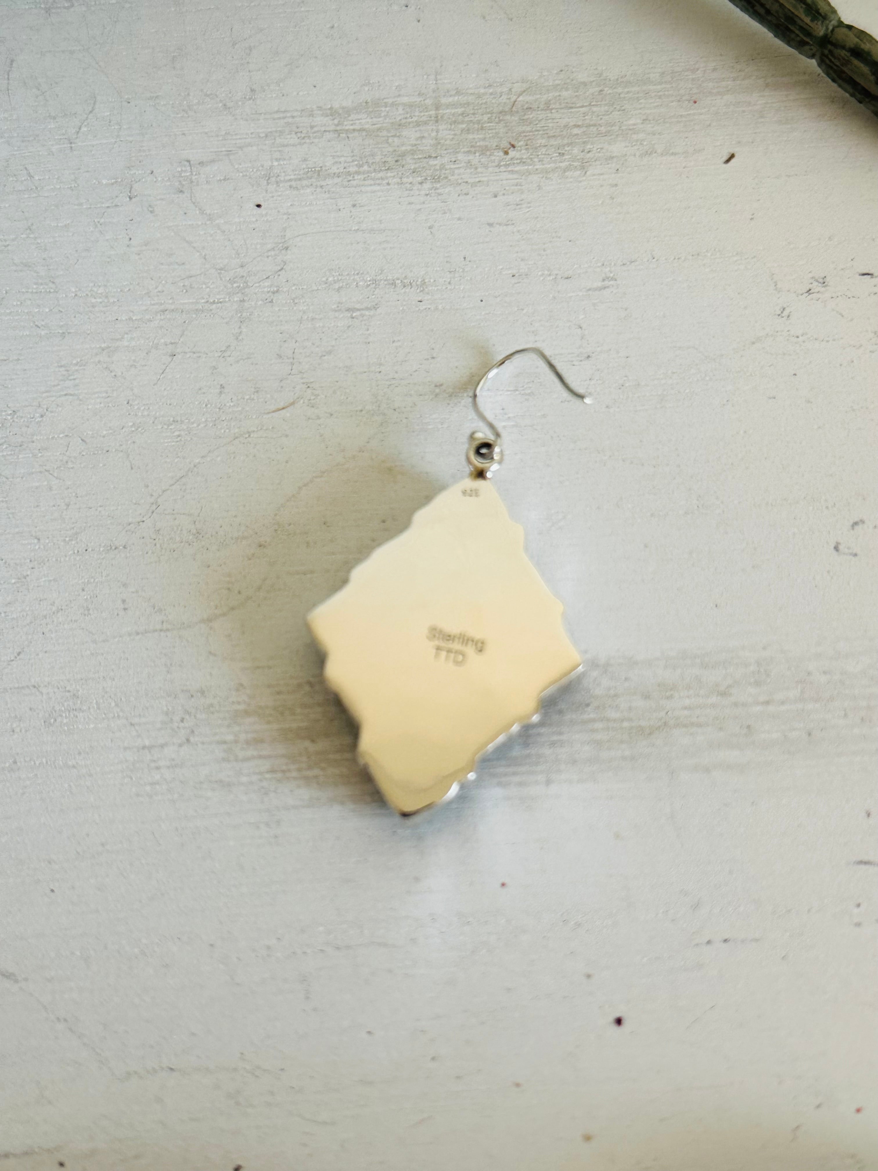 TTD “The Teagan” Mother of Pearl & Sterling Silver Earrings