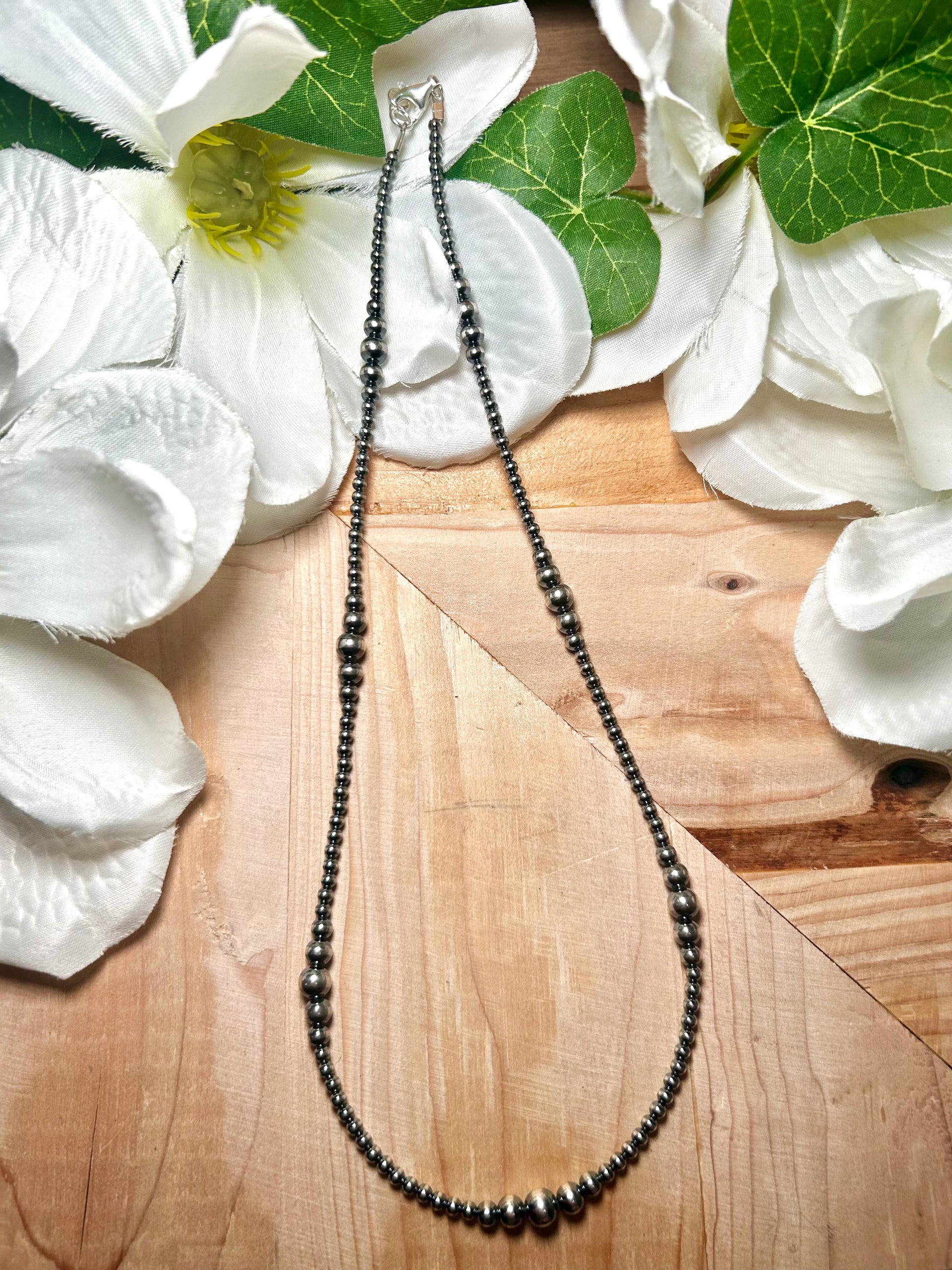 Navajo Made Sterling Silver Necklace