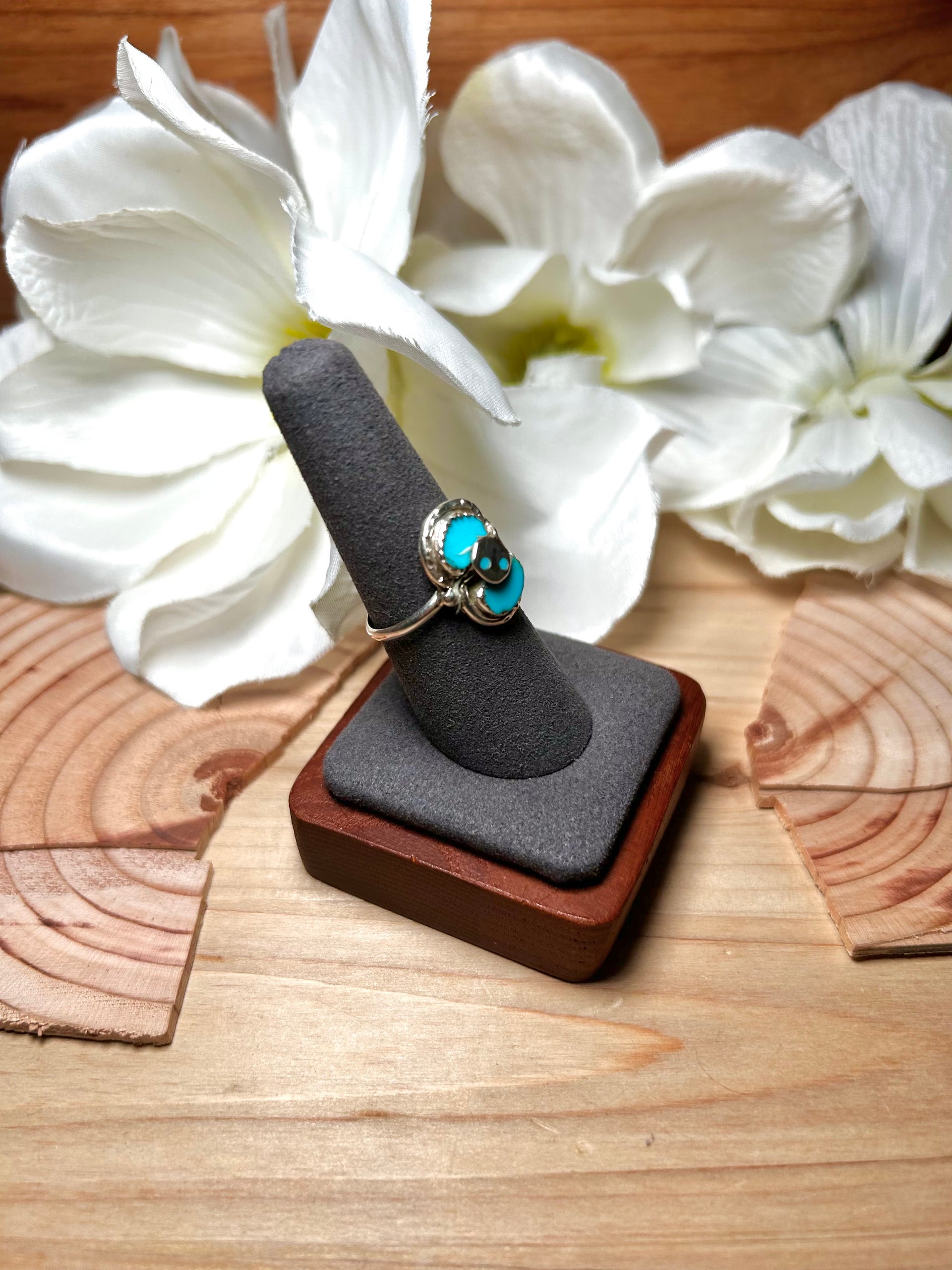 Effie C. Kingman Turquoise & Sterling Silver Ring