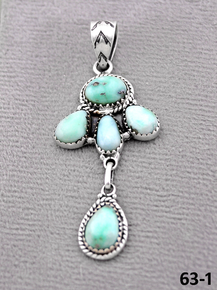 Southwest Handmade Paloma & Sterling Silver Pendants
