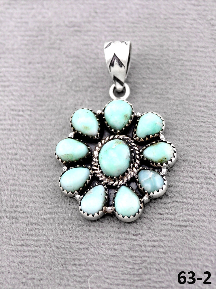 Southwest Handmade Paloma & Sterling Silver Pendants